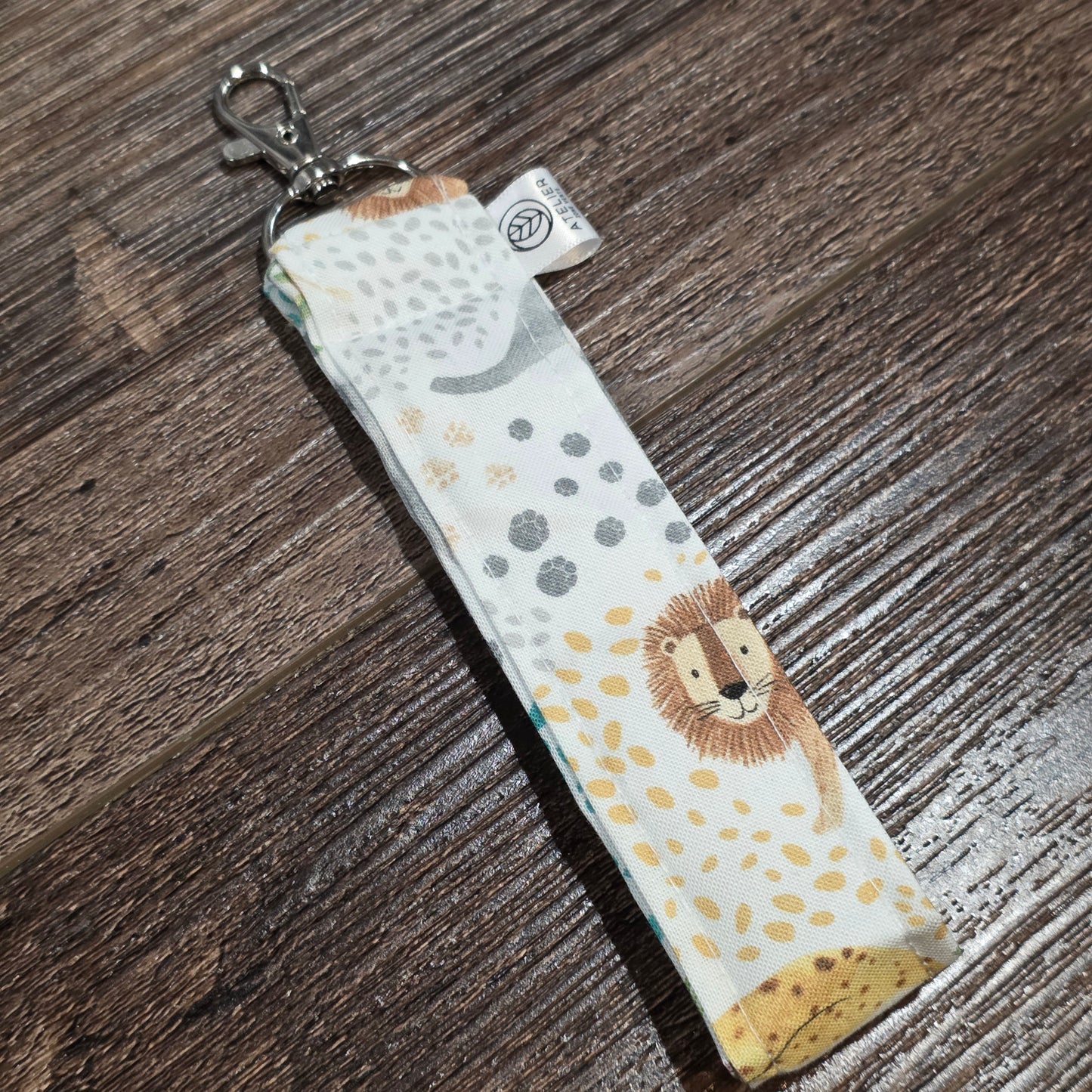 Porte-clé de poignet en tissu