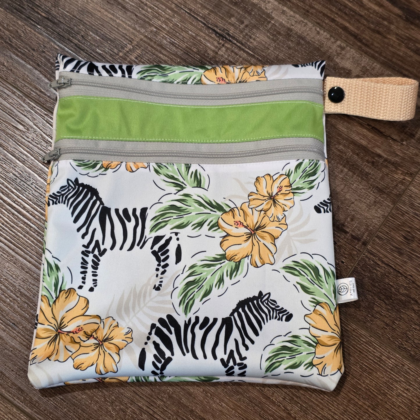 DUO-SAC – Sac Imperméable à Double Compartiments (9x9")