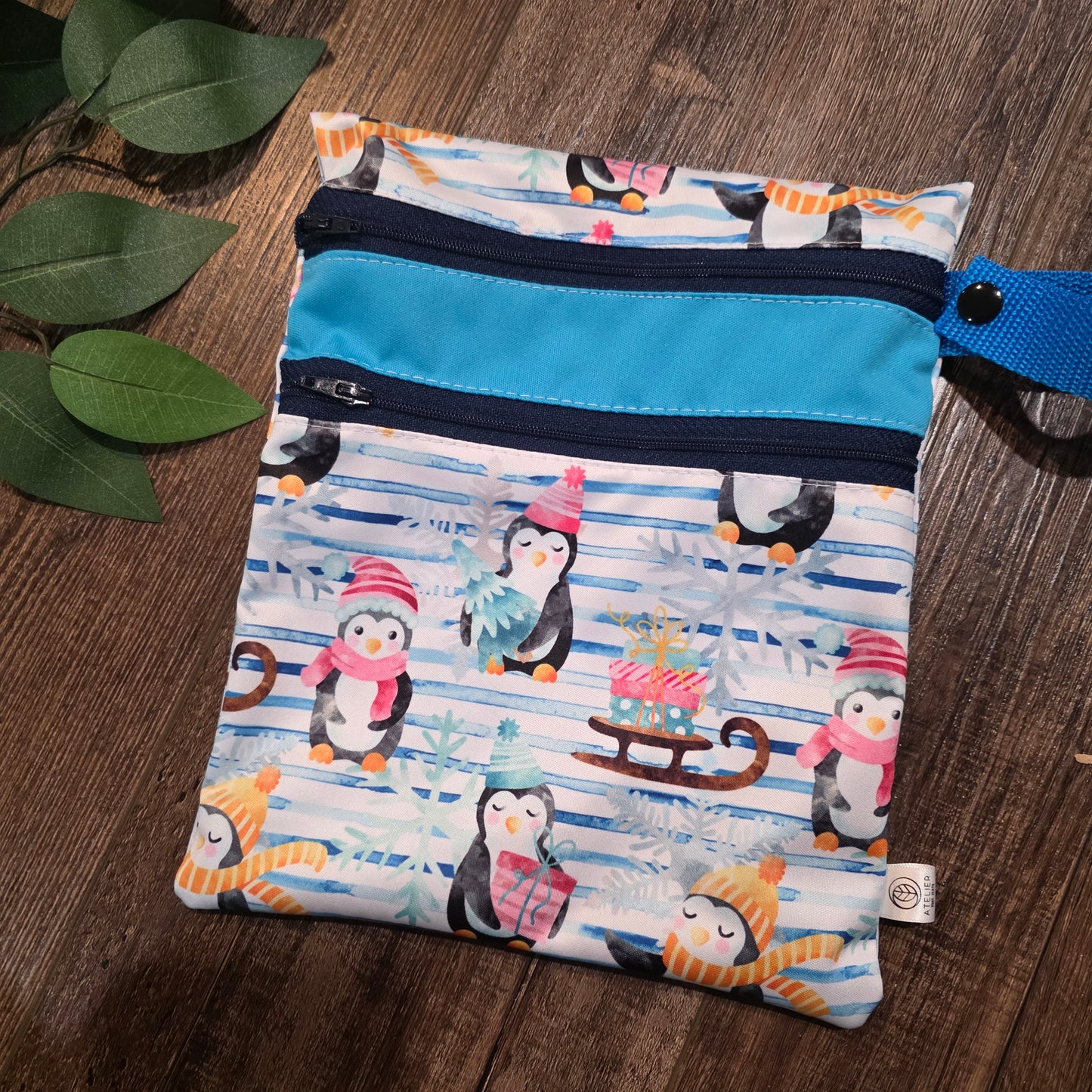 DUO-SAC – Sac Imperméable à Double Compartiments (9x9") - Atelier Zone Verte