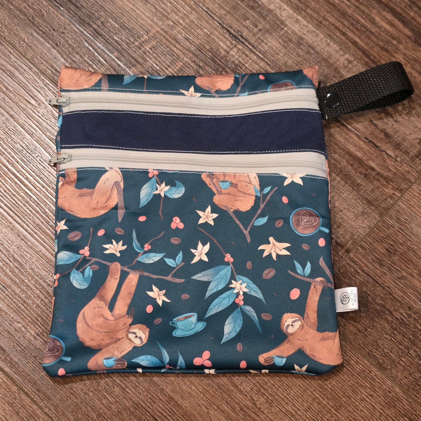 DUO-SAC – Sac Imperméable à Double Compartiments (9x9")
