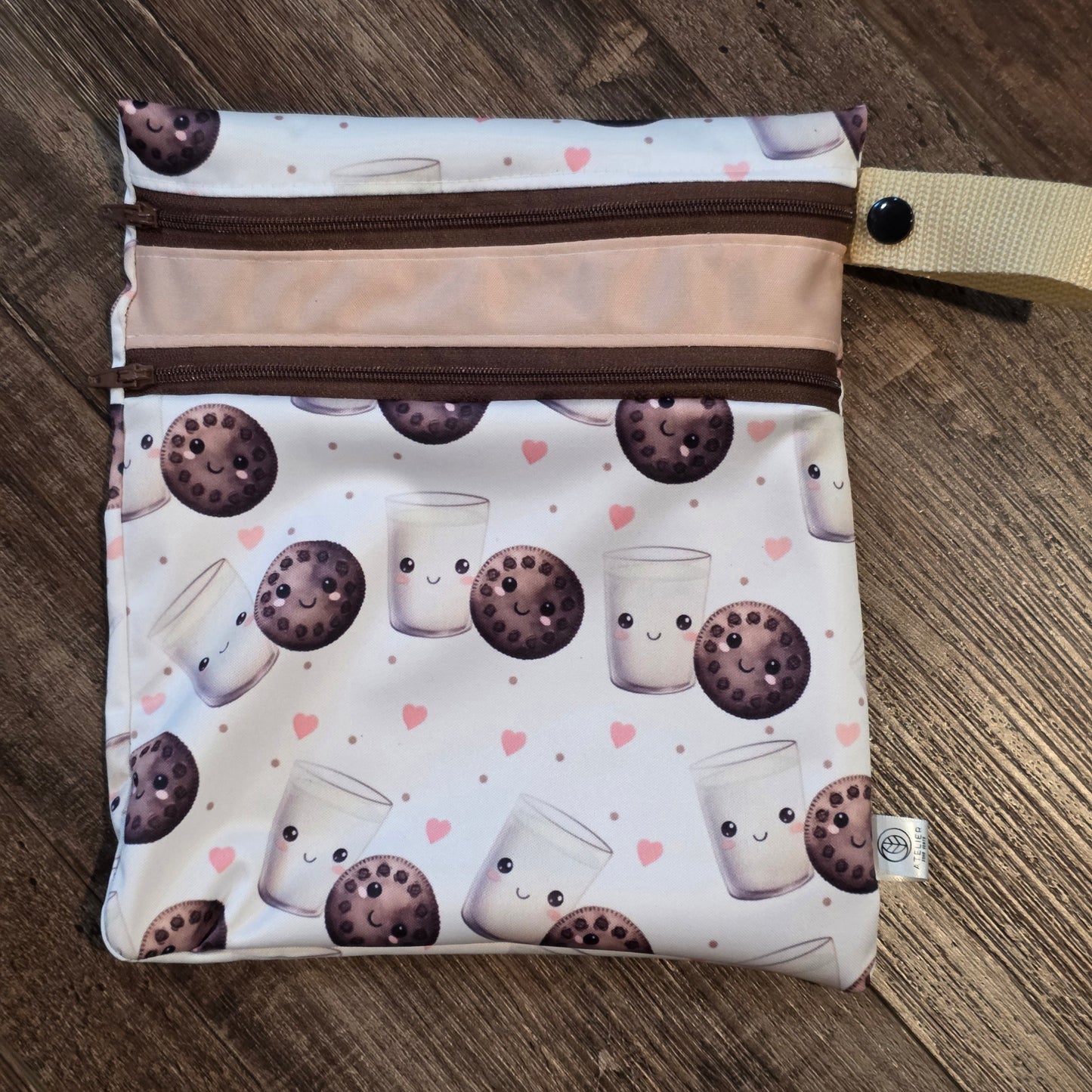 DUO-SAC – Sac Imperméable à Double Compartiments (9x9")