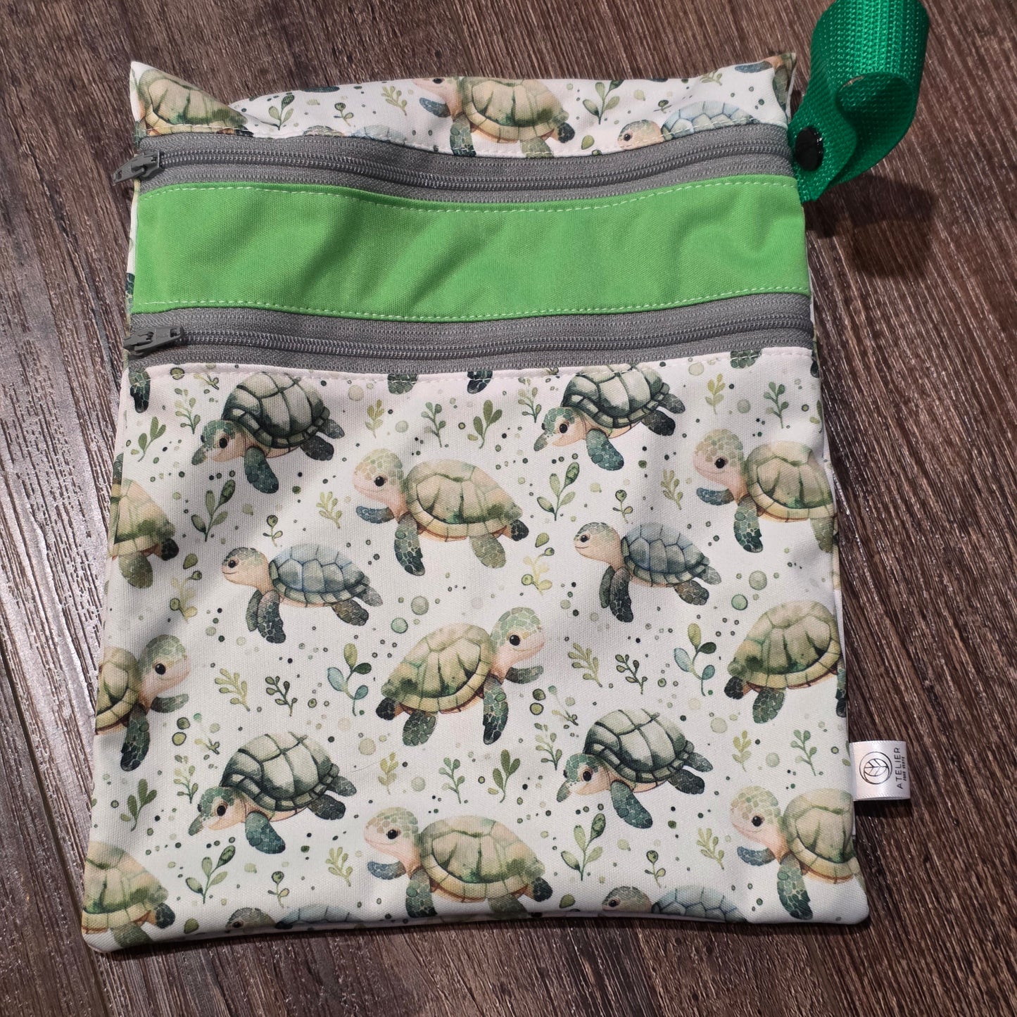 DUO-SAC – Sac Imperméable à Double Compartiments (9x9")