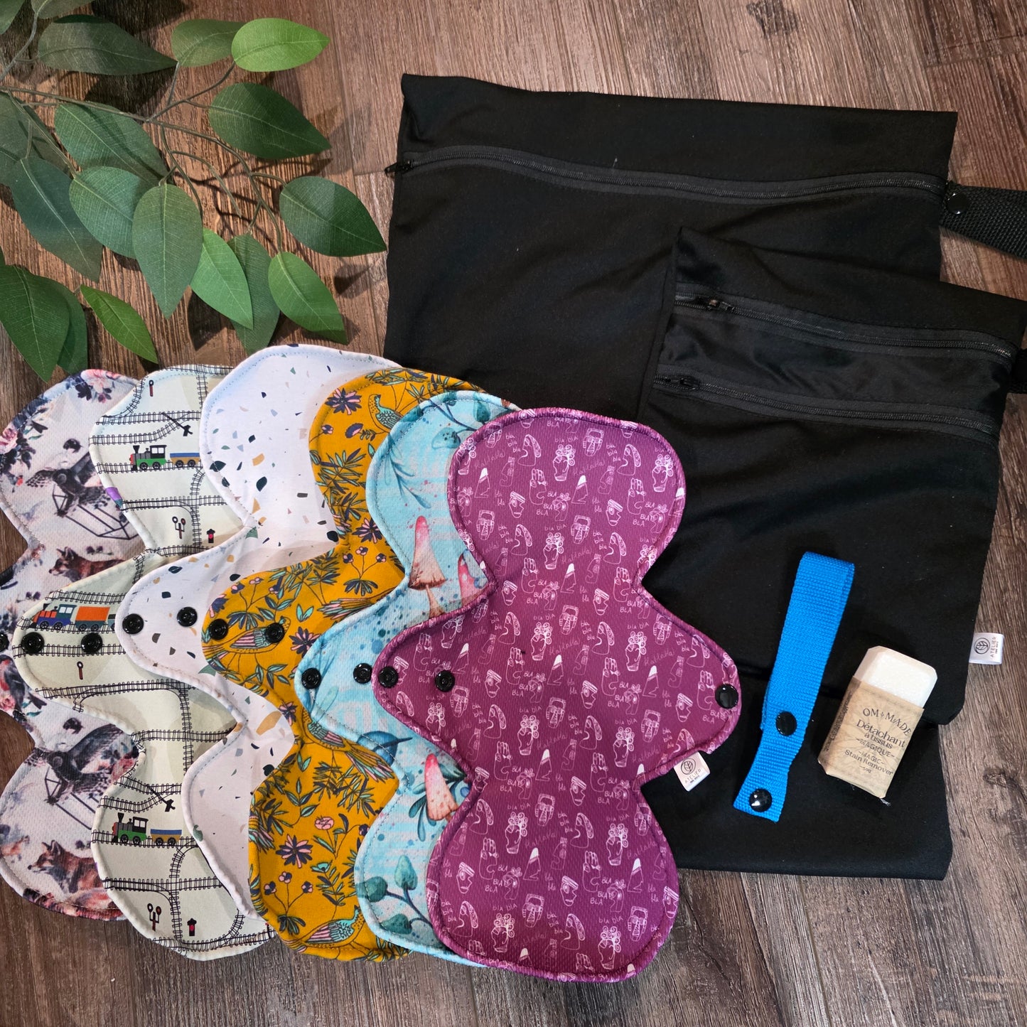 Kit de Départ - Serviettes Hygiéniques Lavables