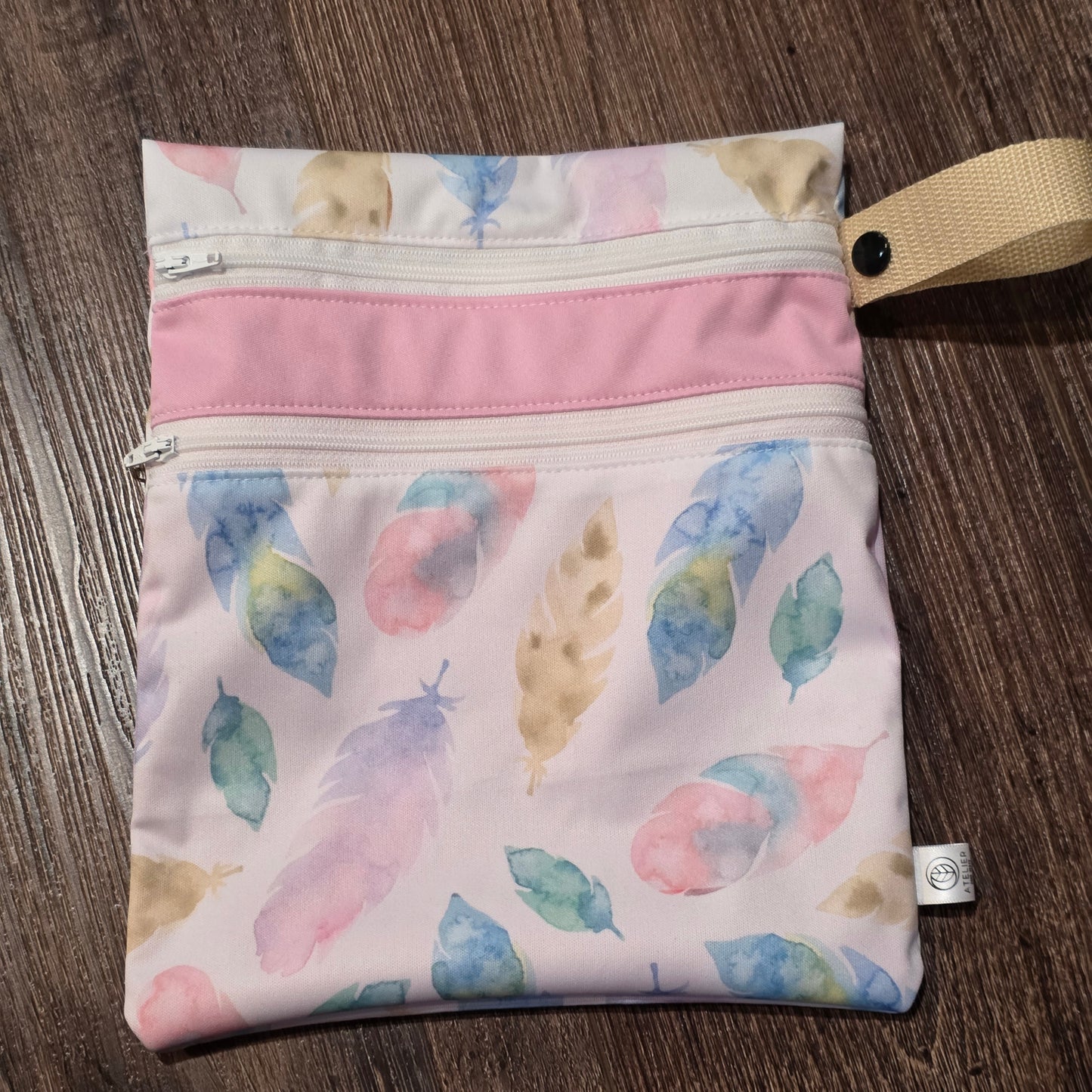 DUO-SAC – Sac Imperméable à Double Compartiments (9x9")