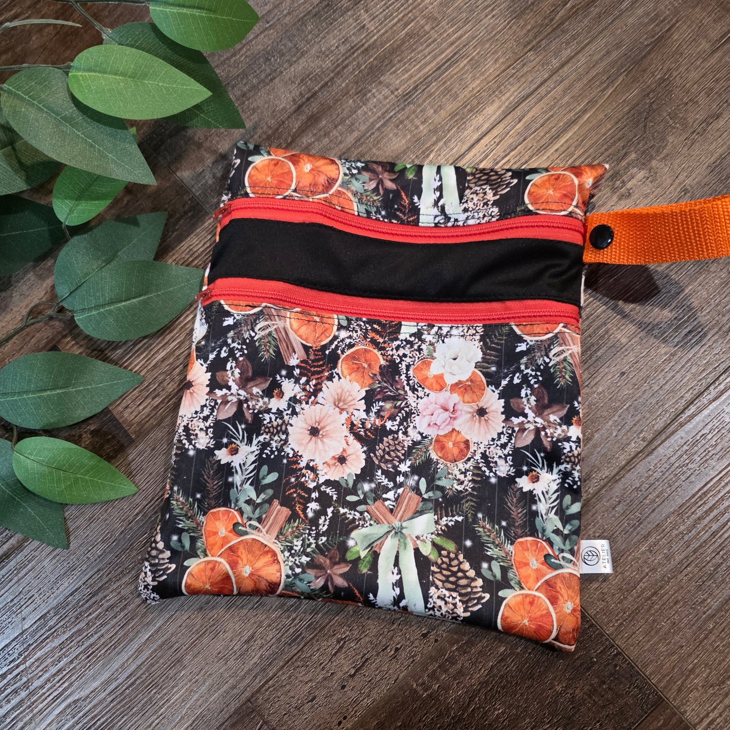 DUO-SAC – Sac Imperméable à Double Compartiments (9x9") - Atelier Zone Verte