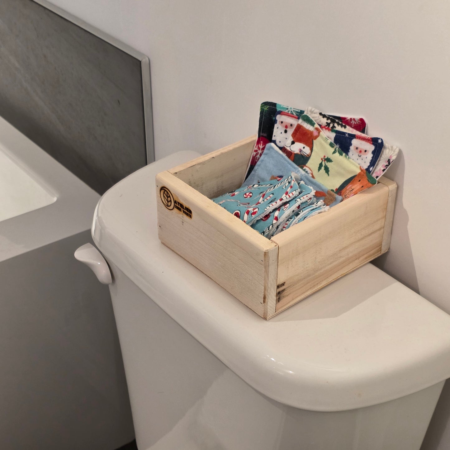 Boîte en bois recyclé - Atelier Zone Verte