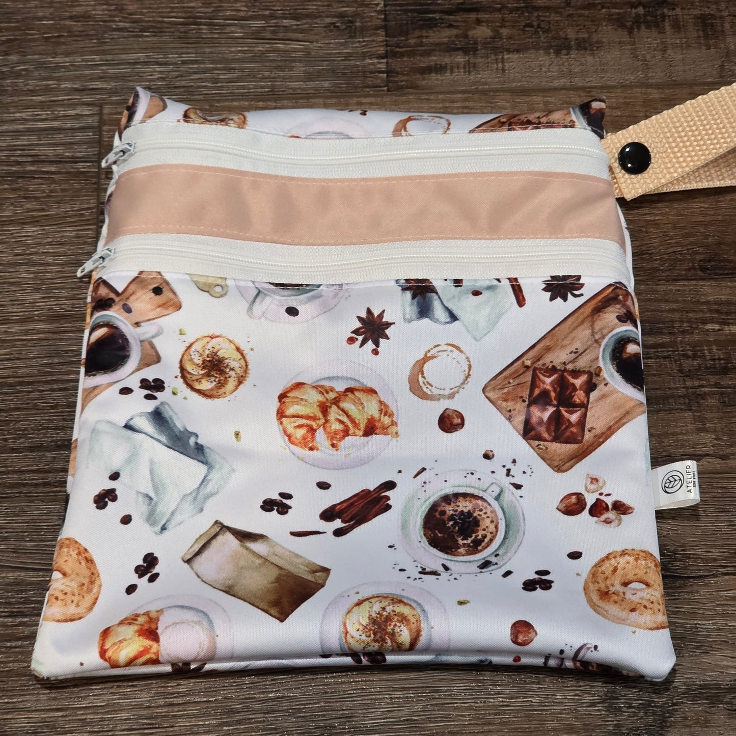 DUO-SAC – Sac Imperméable à Double Compartiments (9x9")