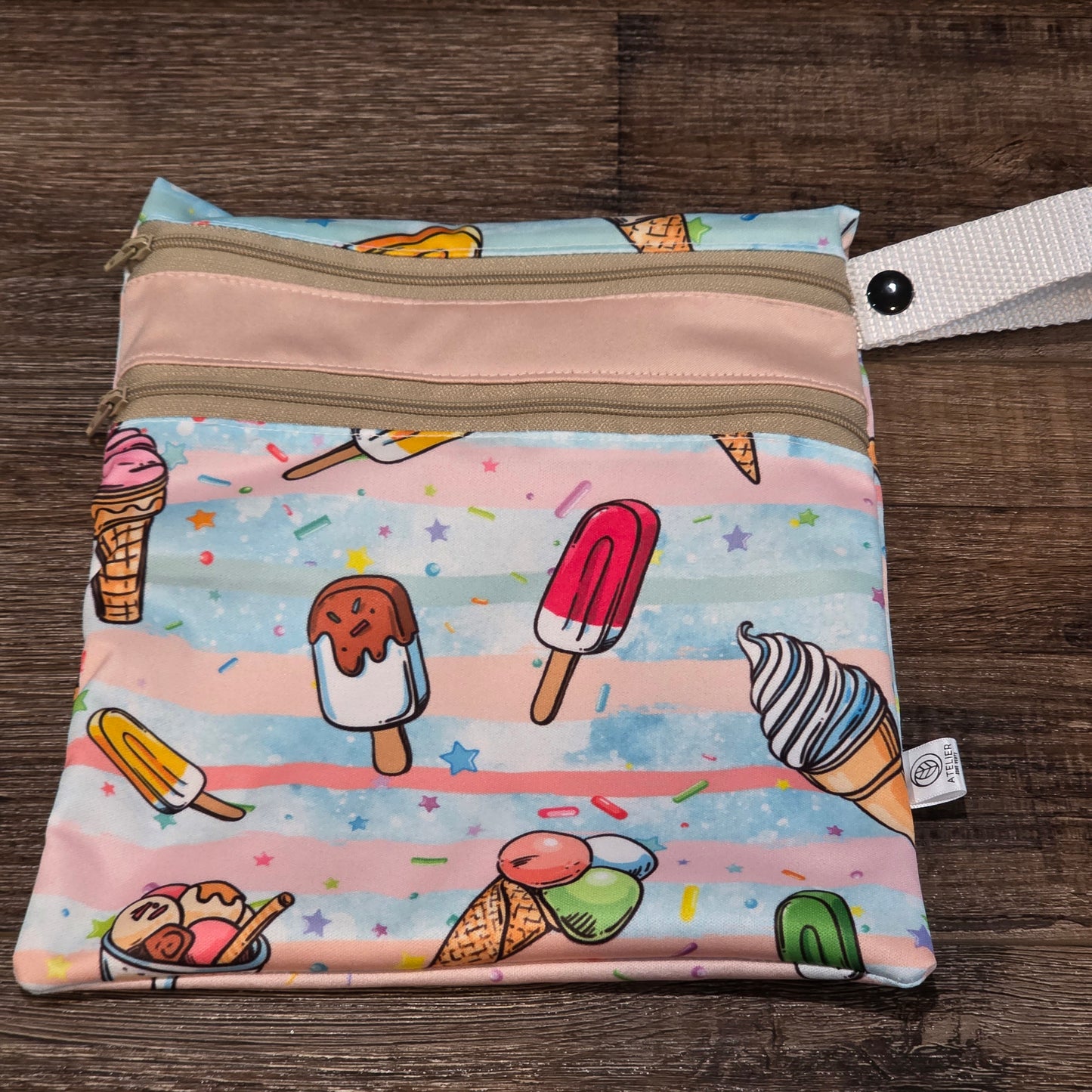 DUO-SAC – Sac Imperméable à Double Compartiments (9x9")