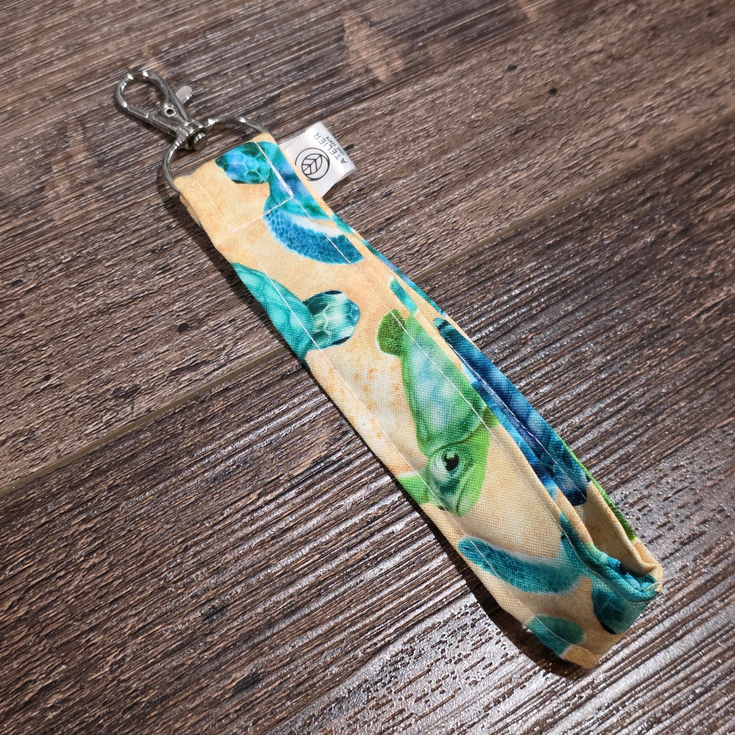 Porte-clé de poignet en tissu