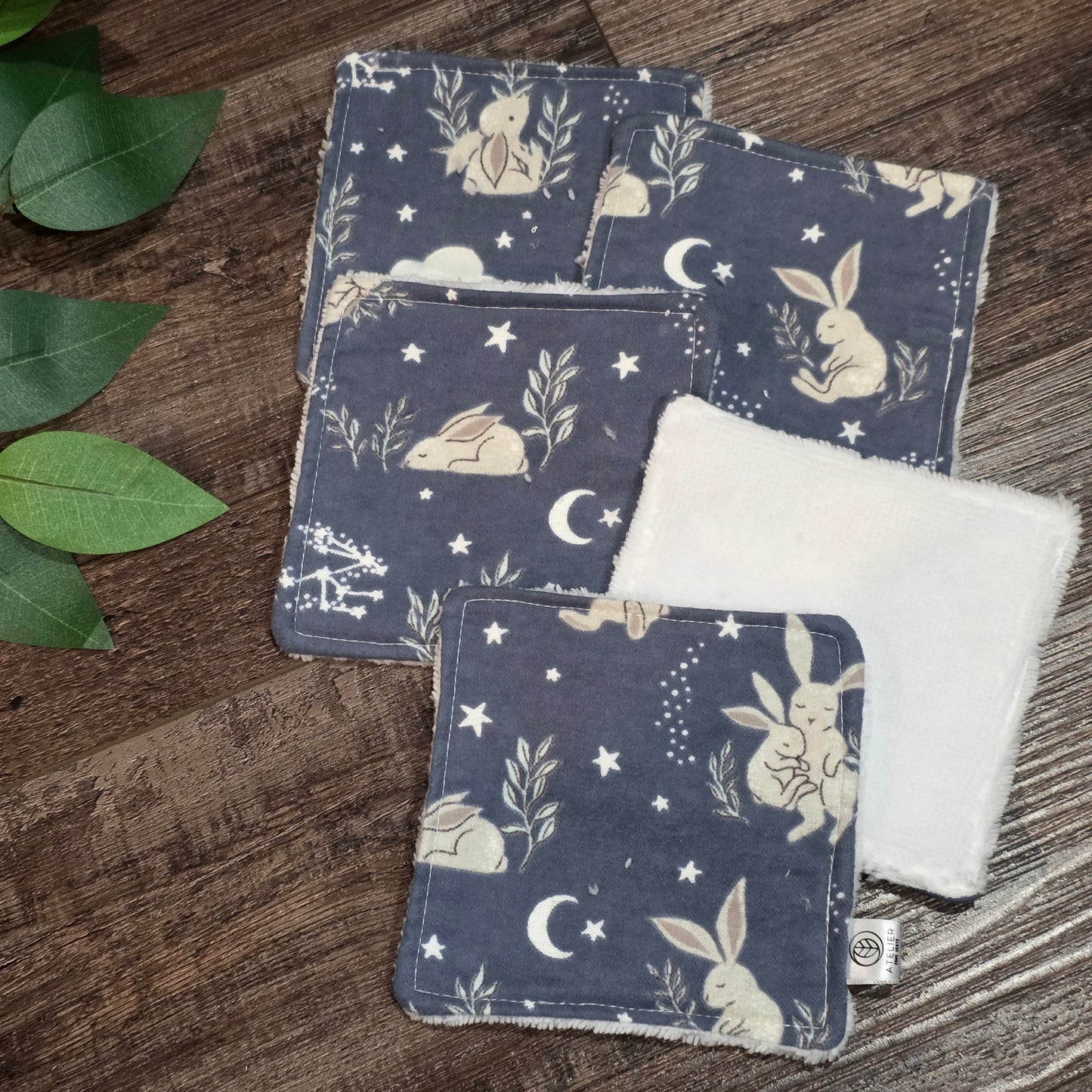 Lingettes Démaquillantes Lavables - Atelier Zone Verte