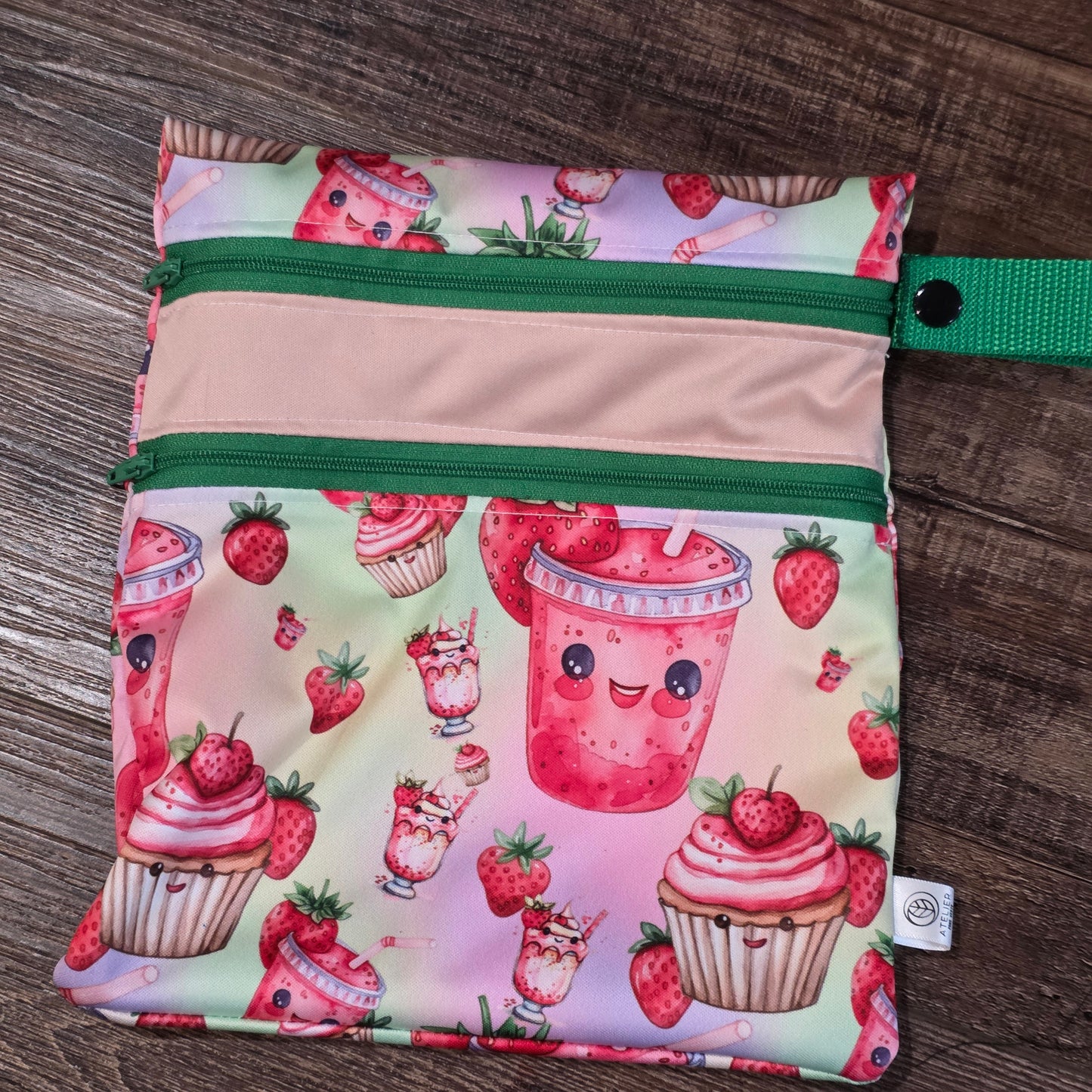 DUO-SAC – Sac Imperméable à Double Compartiments (9x9")