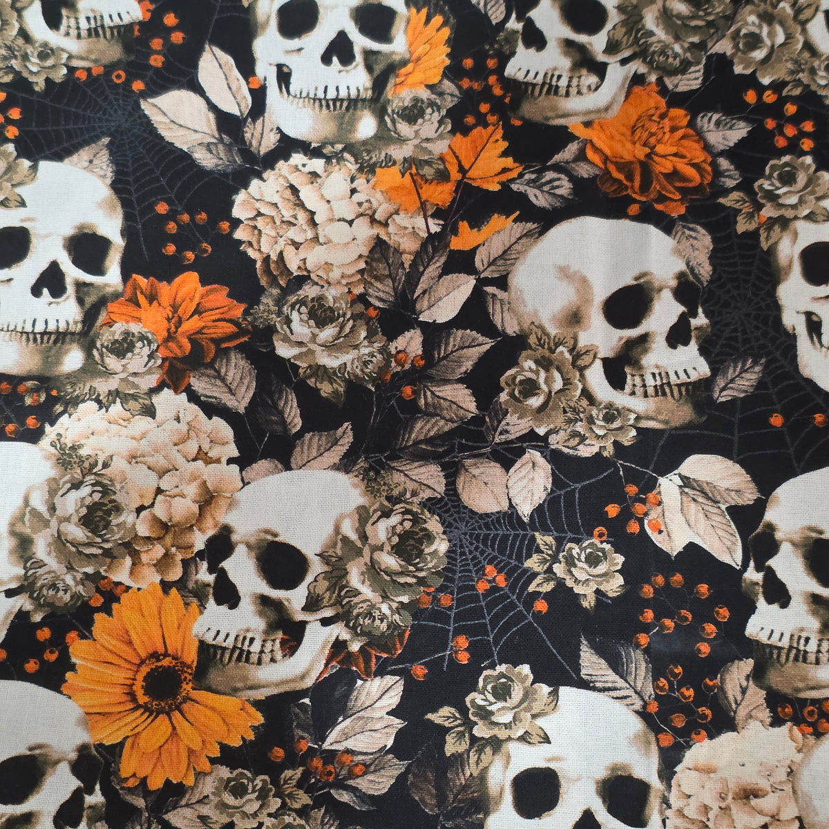 Motif Crâne d'automne