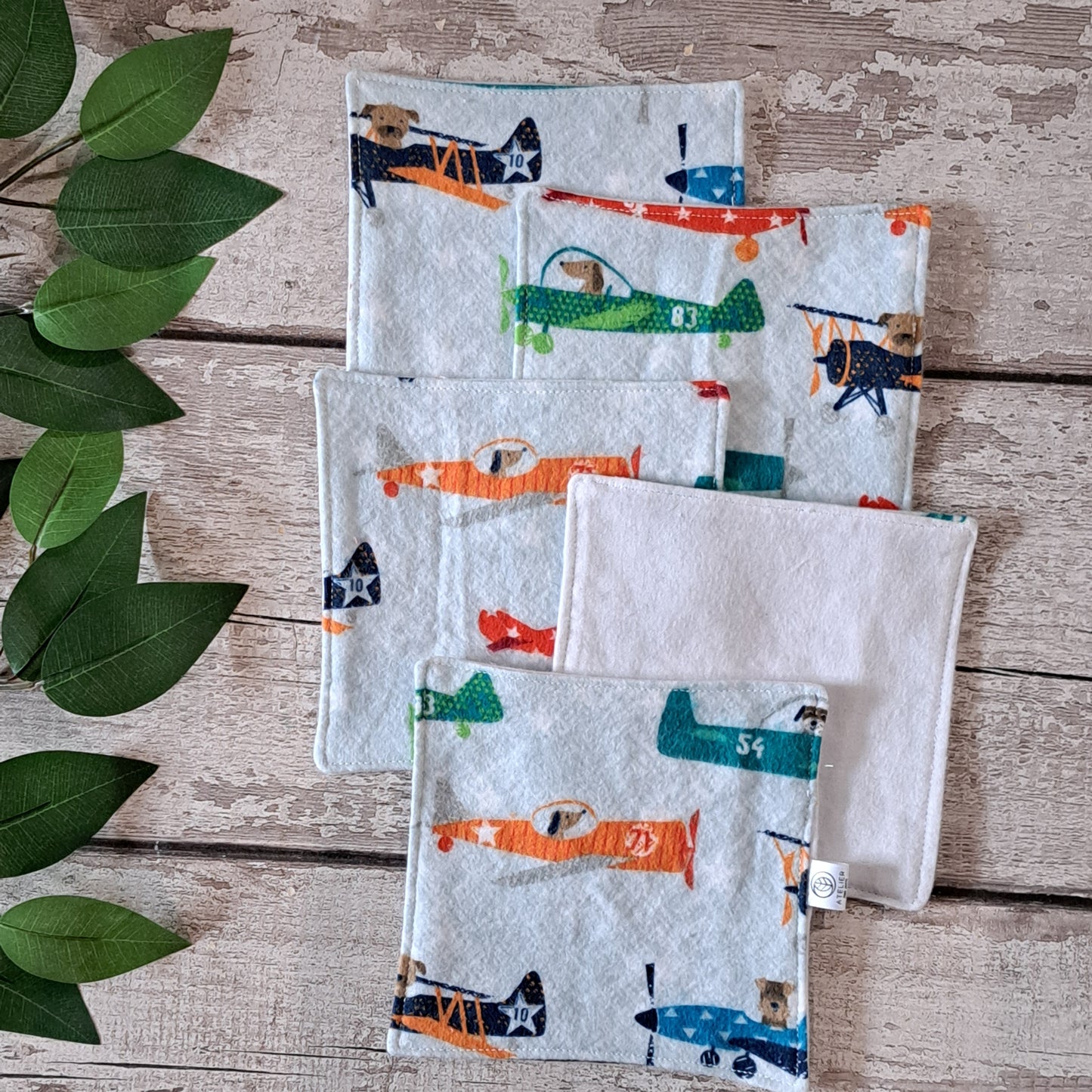 Lingettes lavables pour bébé