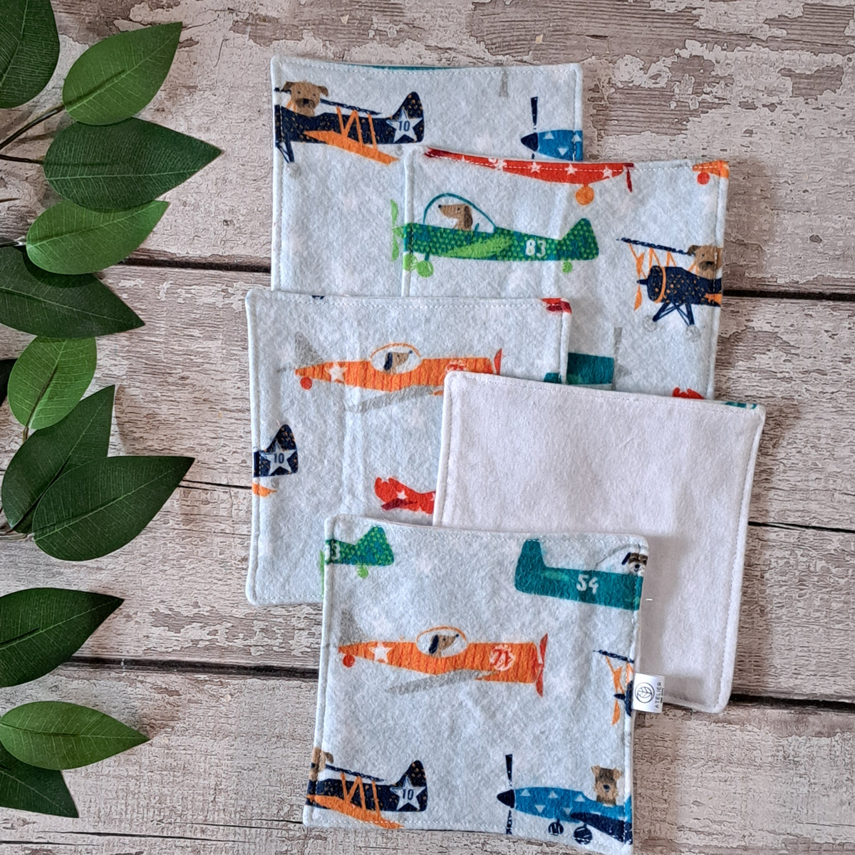Lingettes lavables pour bébé - Atelier Zone Verte