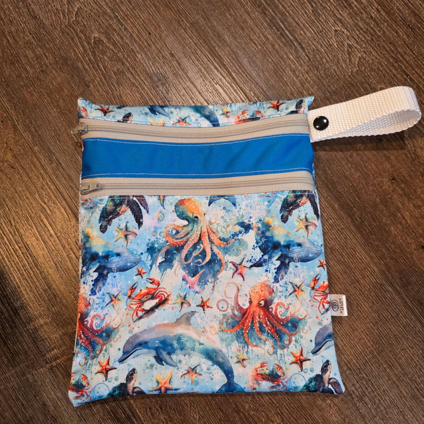 DUO-SAC – Sac Imperméable à Double Compartiments (9x9")
