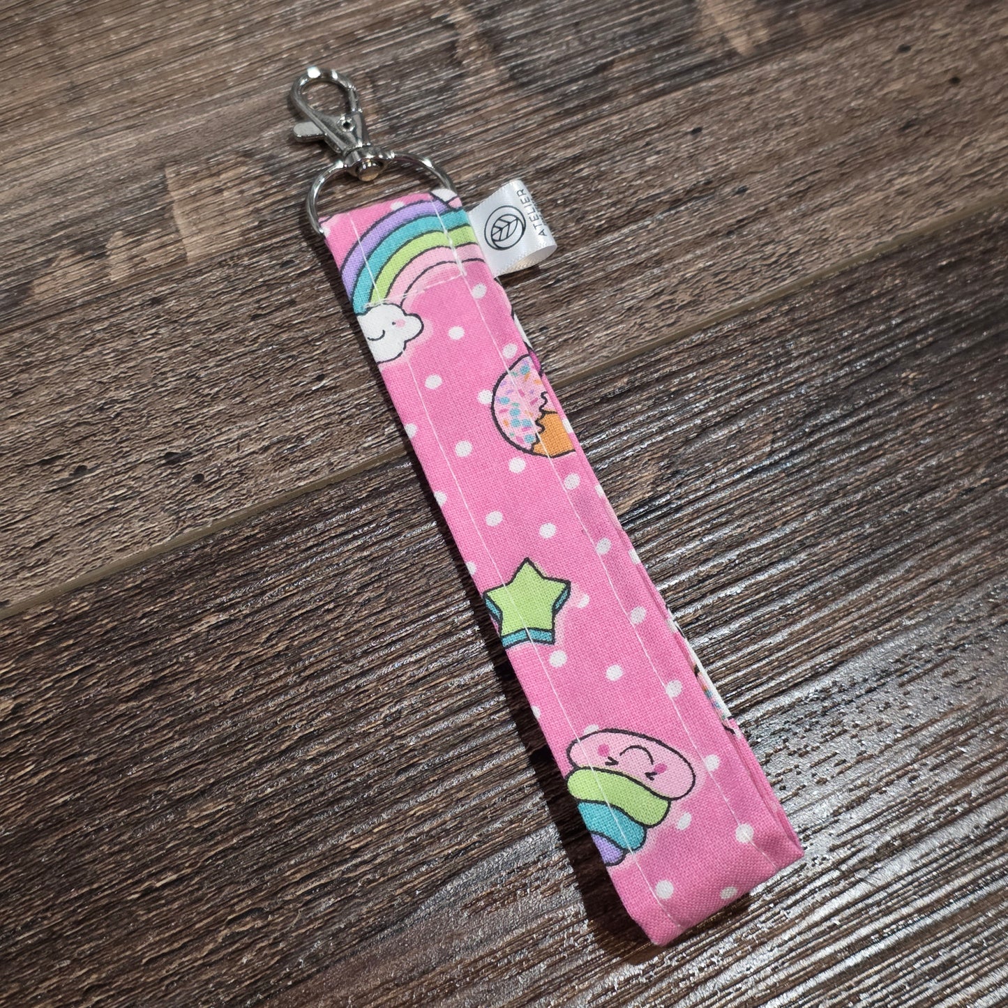 Porte-clé de poignet en tissu