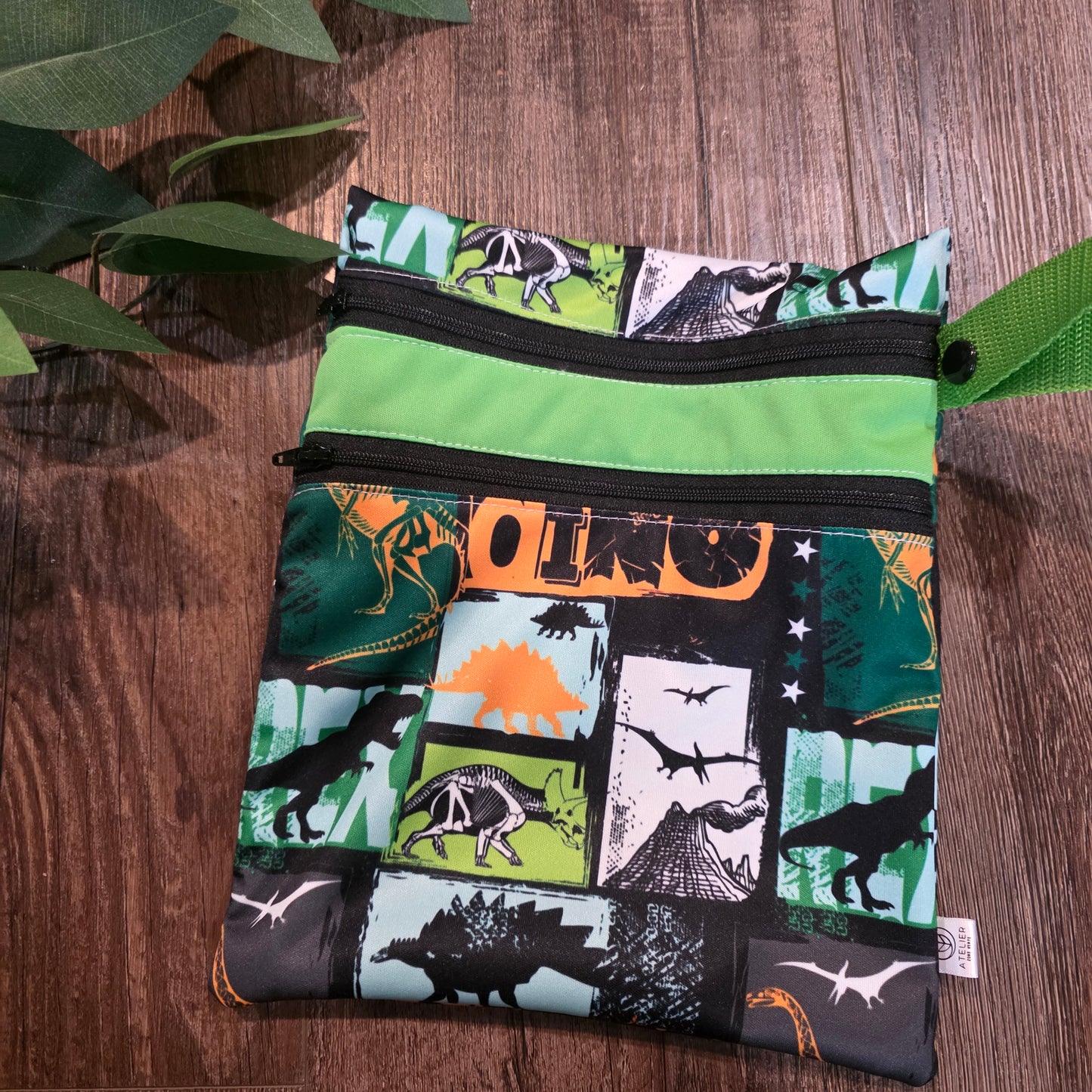 DUO-SAC – Sac Imperméable à Double Compartiments (9x9")