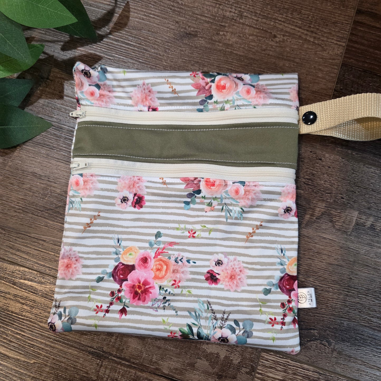 DUO-SAC – Sac Imperméable à Double Compartiments (9x9") - Atelier Zone Verte