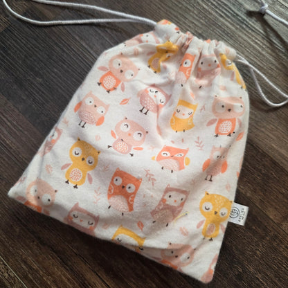 Lingettes Démaquillantes Lavables - Flanelle/Ratine avec Pochette Assortie