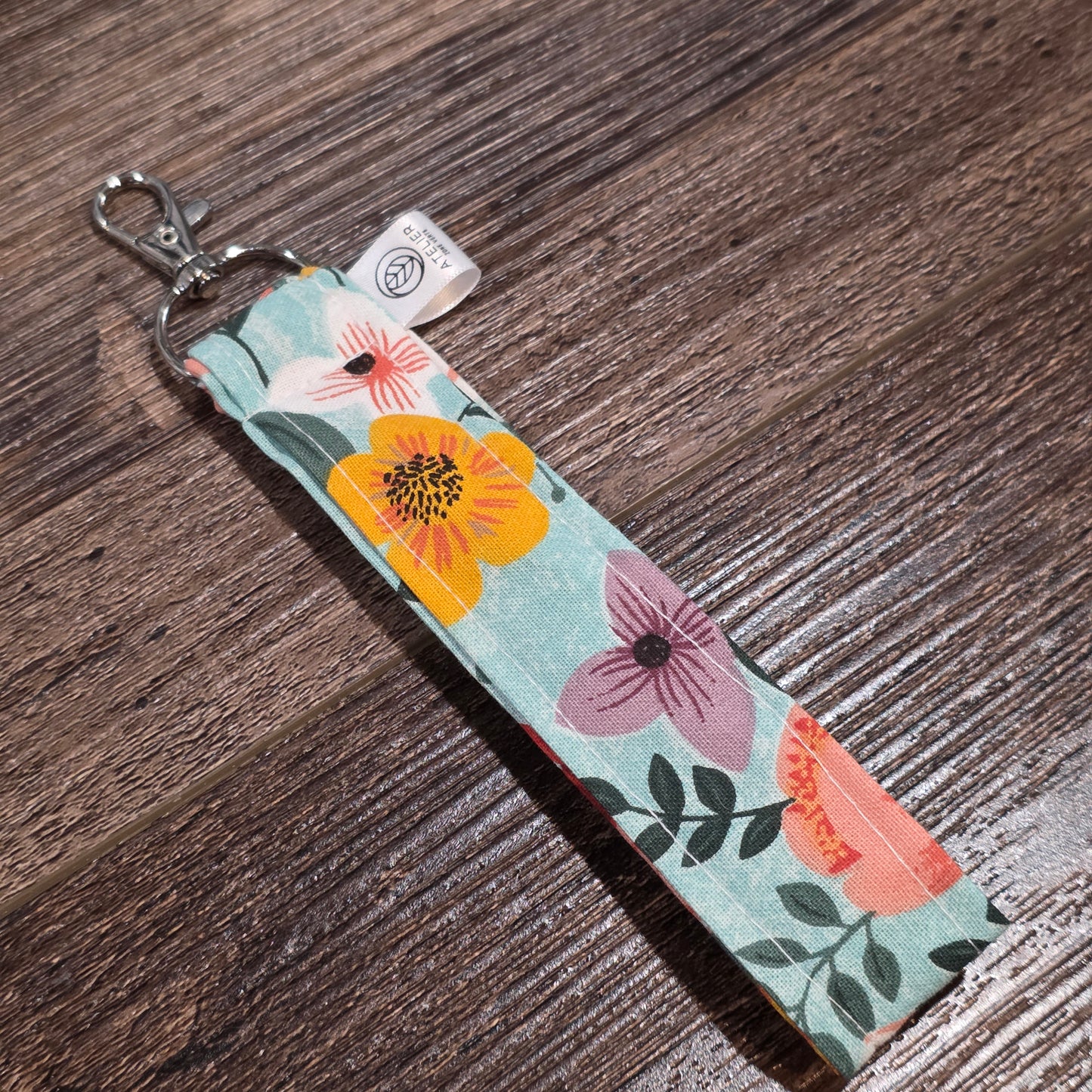 Porte-clé de poignet en tissu