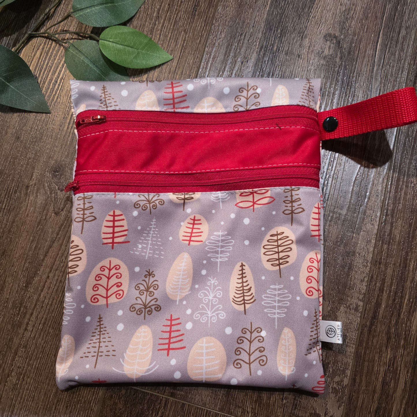 DUO-SAC – Sac Imperméable à Double Compartiments (9x9") - Atelier Zone Verte