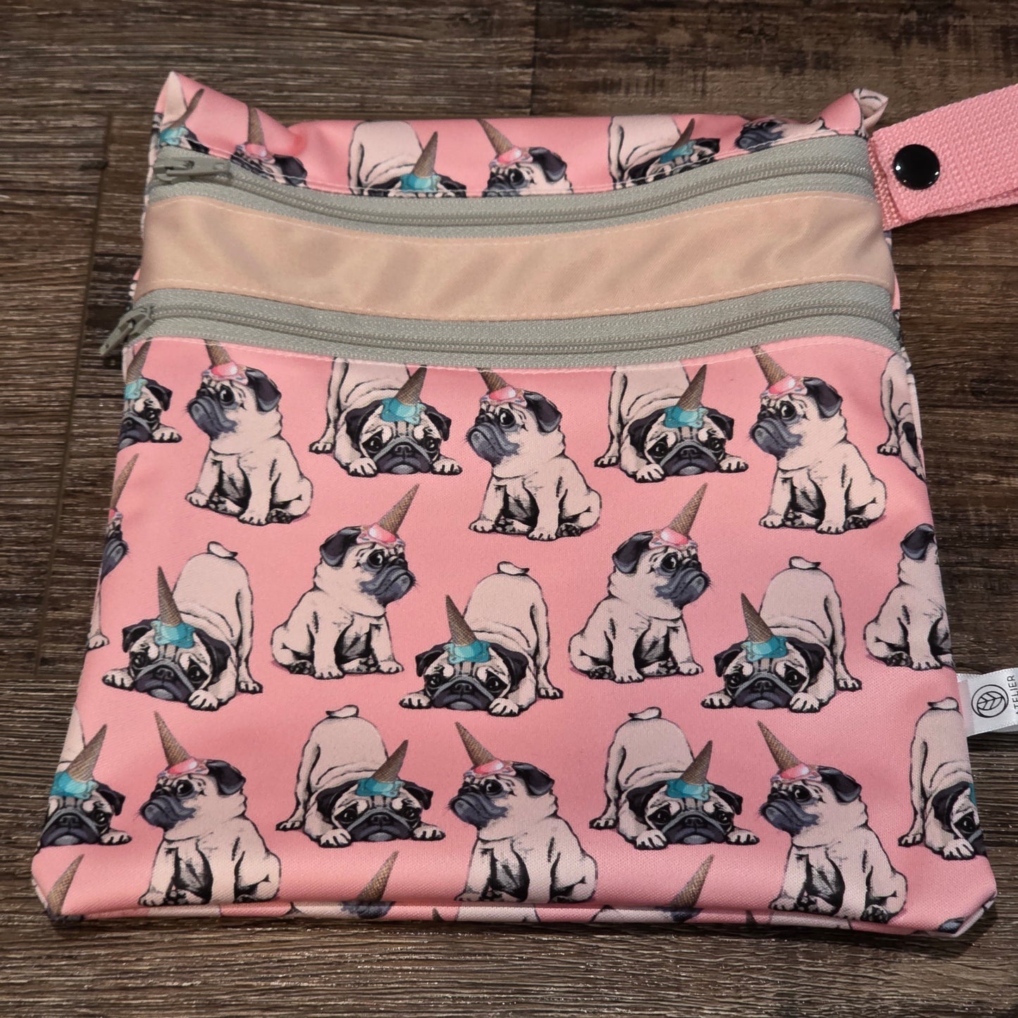 DUO-SAC – Sac Imperméable à Double Compartiments (9x9")