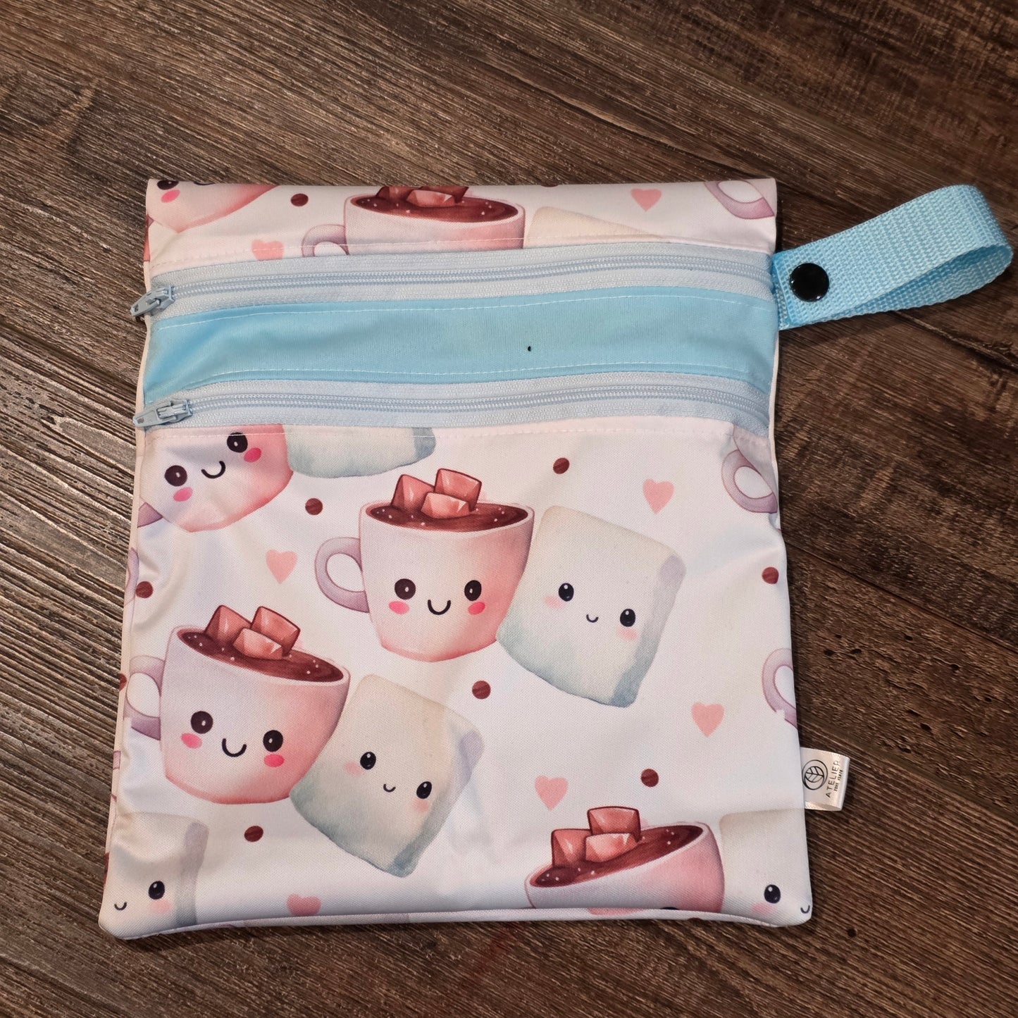 DUO-SAC – Sac Imperméable à Double Compartiments (9x9")