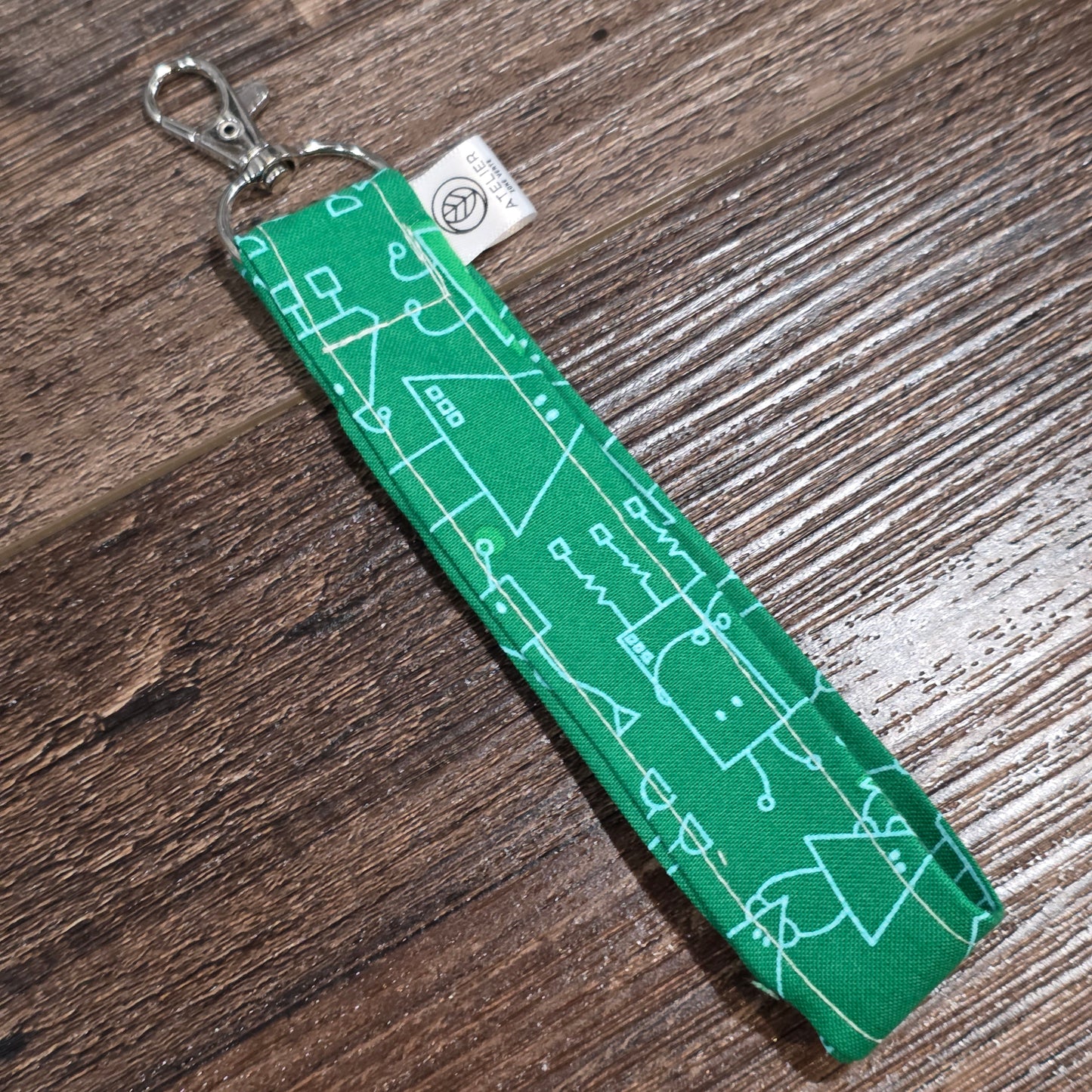 Porte-clé de poignet en tissu