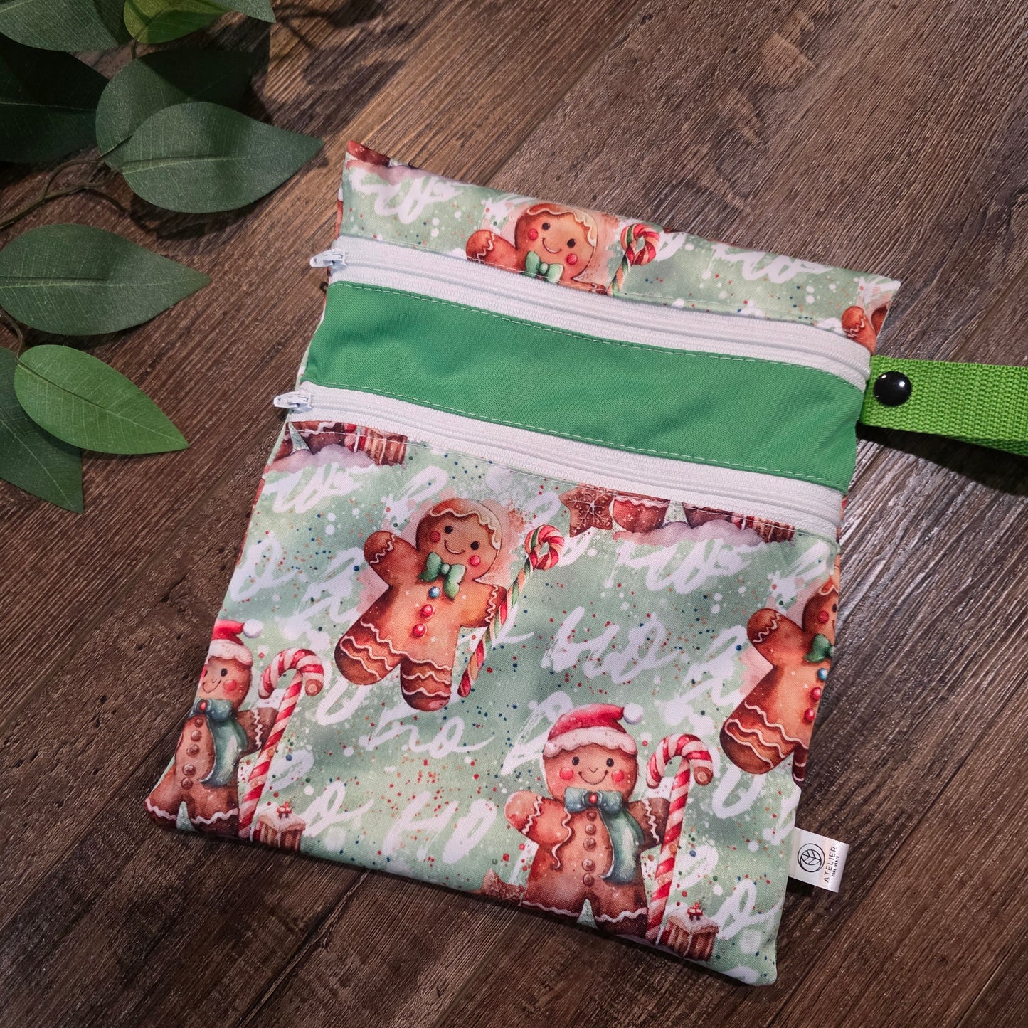 DUO-SAC – Sac Imperméable à Double Compartiments (9x9") - Atelier Zone Verte