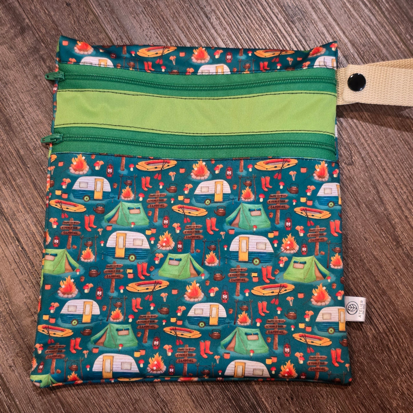 DUO-SAC – Sac Imperméable à Double Compartiments (9x9")