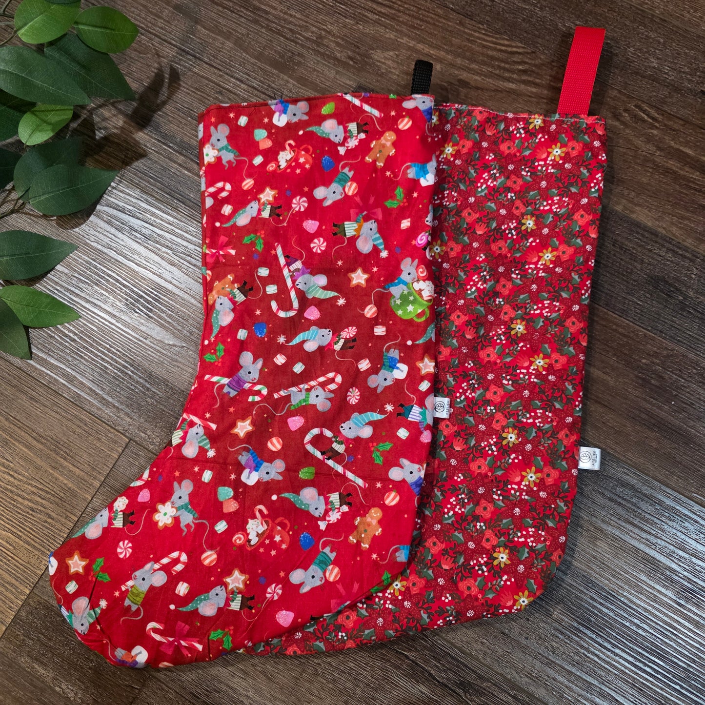 Bas de Noël Réversible - Atelier Zone Verte