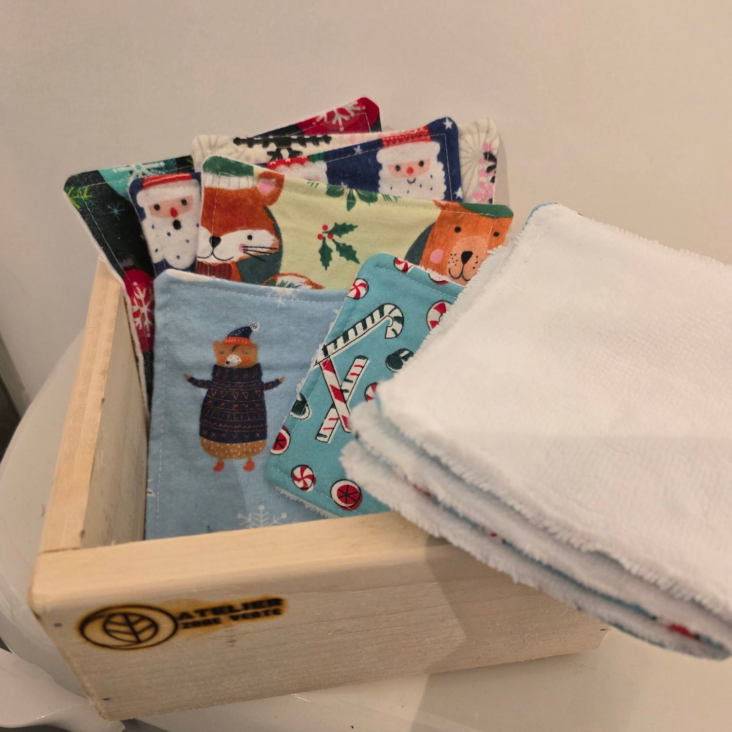 Boîte en bois recyclé - Atelier Zone Verte