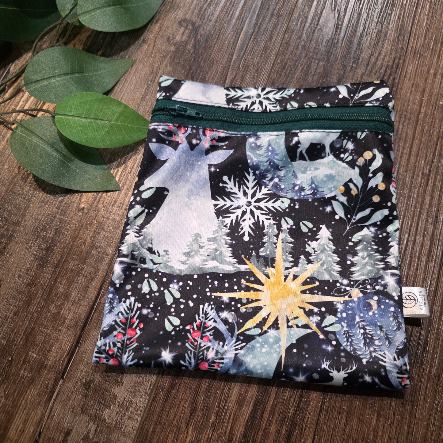 Sac Imperméable - Petit (7x7") - Atelier Zone Verte