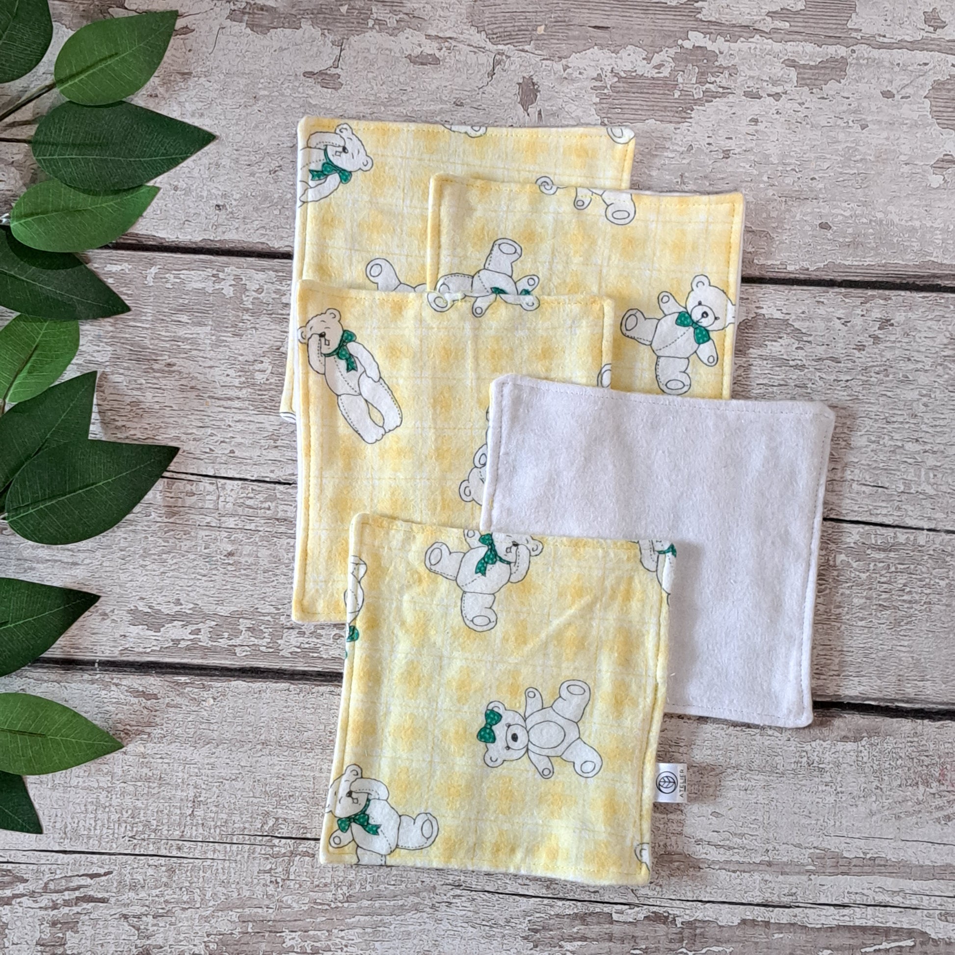 Lingettes lavables pour bébé - Atelier Zone Verte