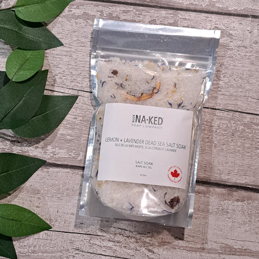 Sel de Bain : Lavande et Citron