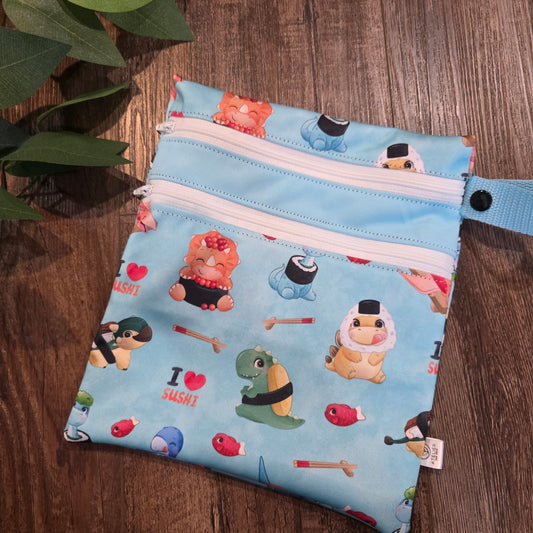 DUO-SAC – Sac Imperméable à Double Compartiments (9x9")