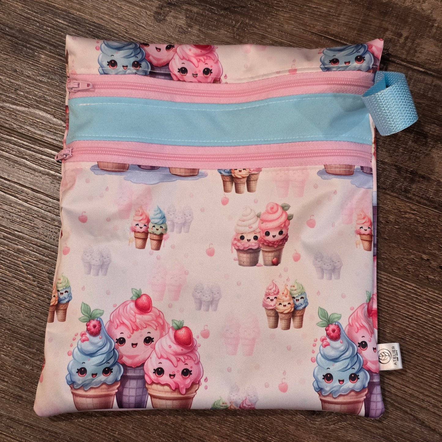 DUO-SAC – Sac Imperméable à Double Compartiments (9x9")