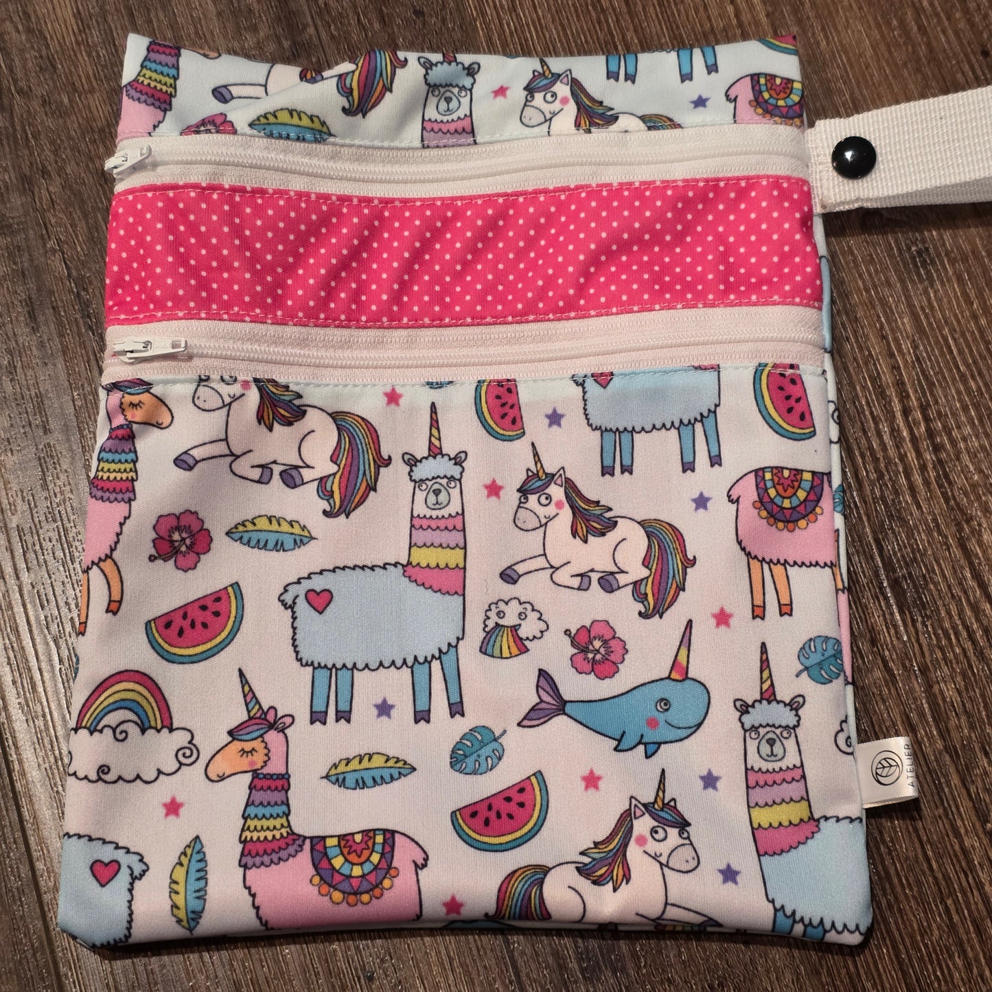 DUO-SAC – Sac Imperméable à Double Compartiments (9x9")