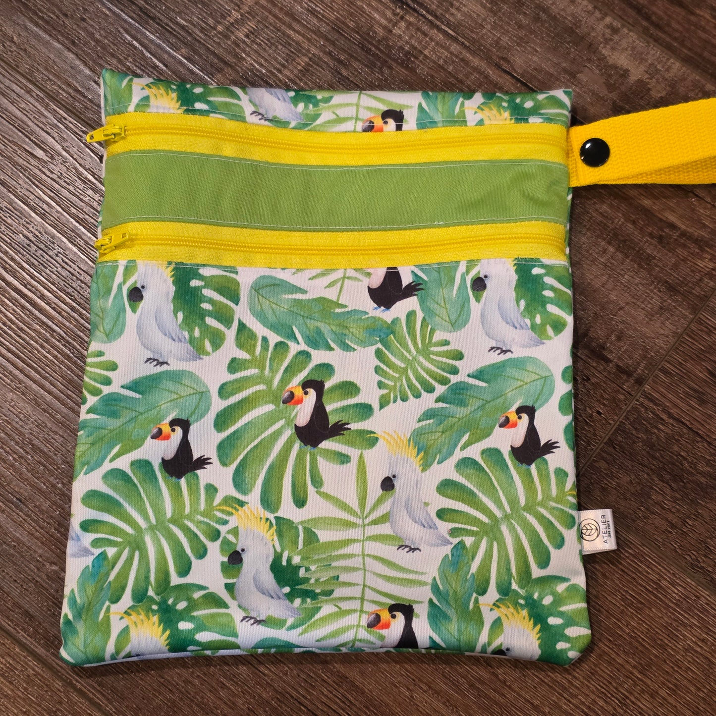 DUO-SAC – Sac Imperméable à Double Compartiments (9x9")