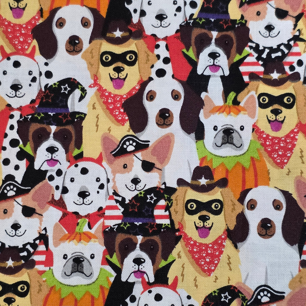 Motif Chiens d'Halloween
