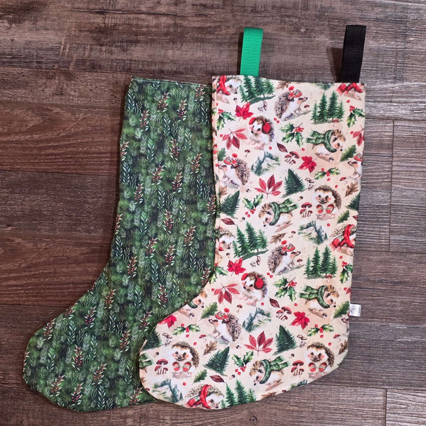 Bas de Noël Réversible - Atelier Zone Verte