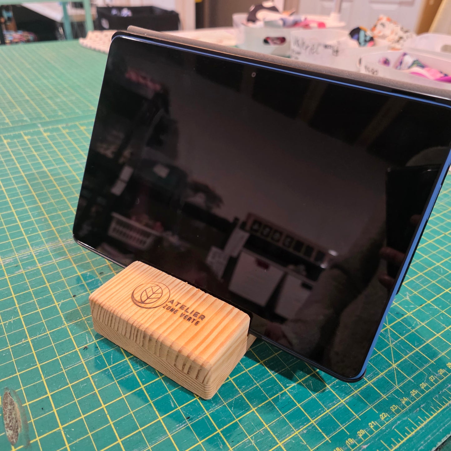 Support à Tablette en Bois Recyclé