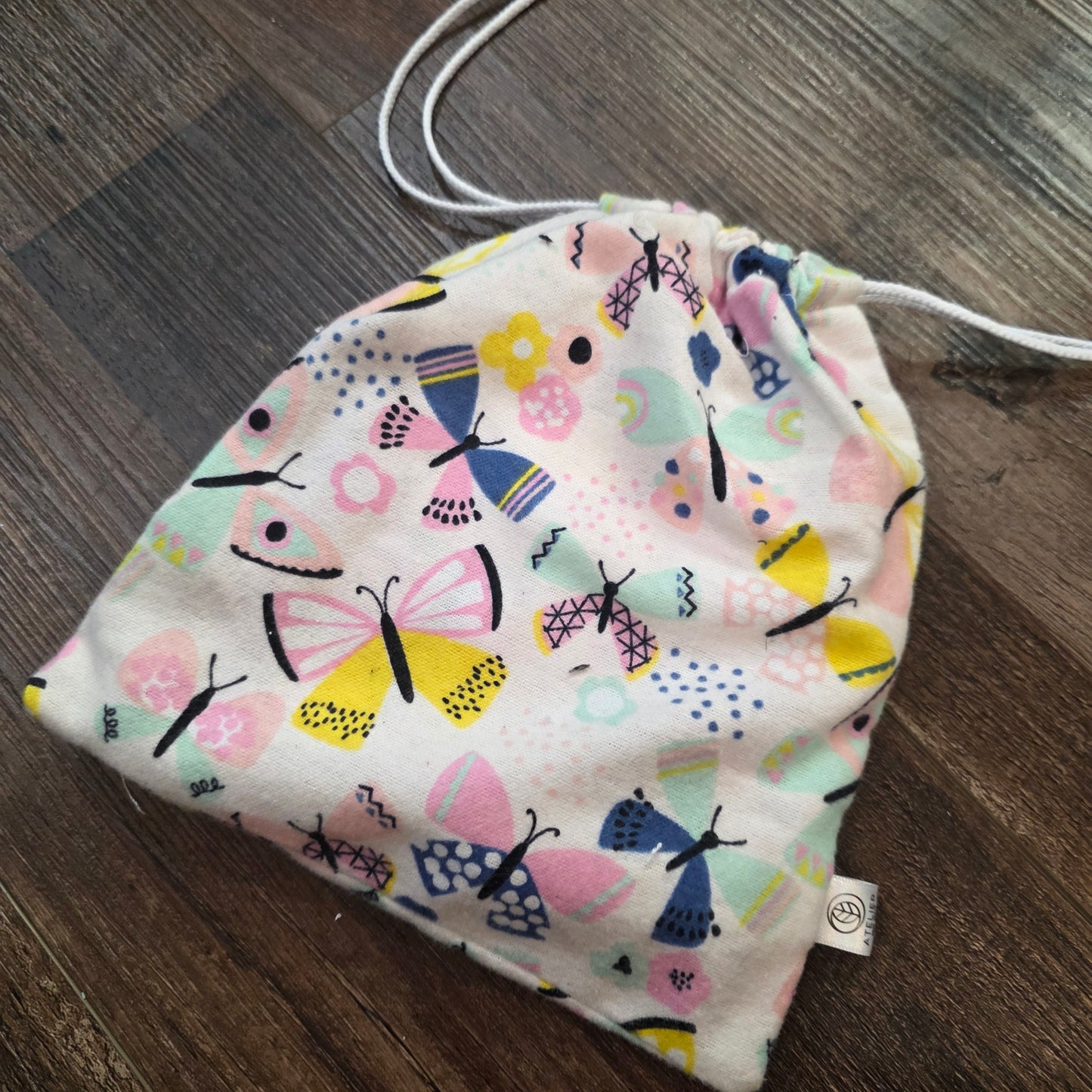 Lingettes Démaquillantes Lavables - Flanelle/Ratine avec Pochette Assortie