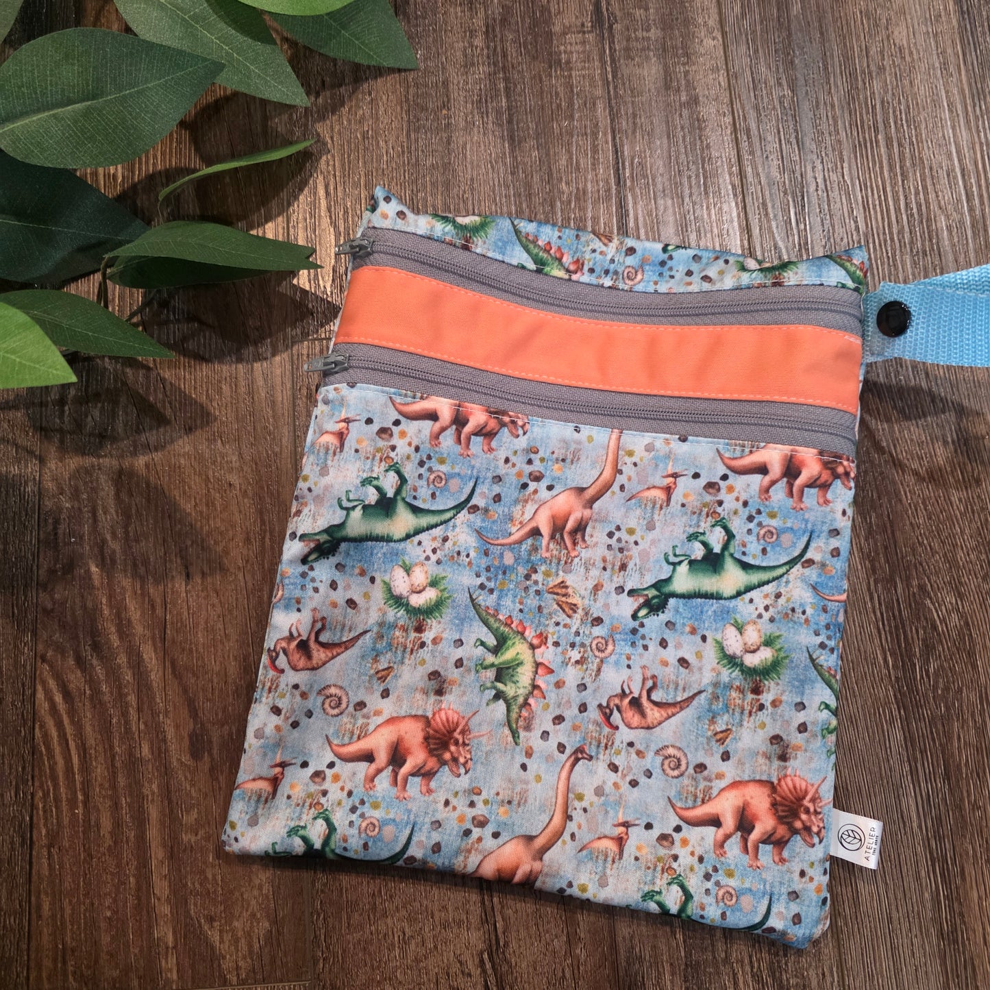 DUO-SAC – Sac Imperméable à Double Compartiments (9x9")