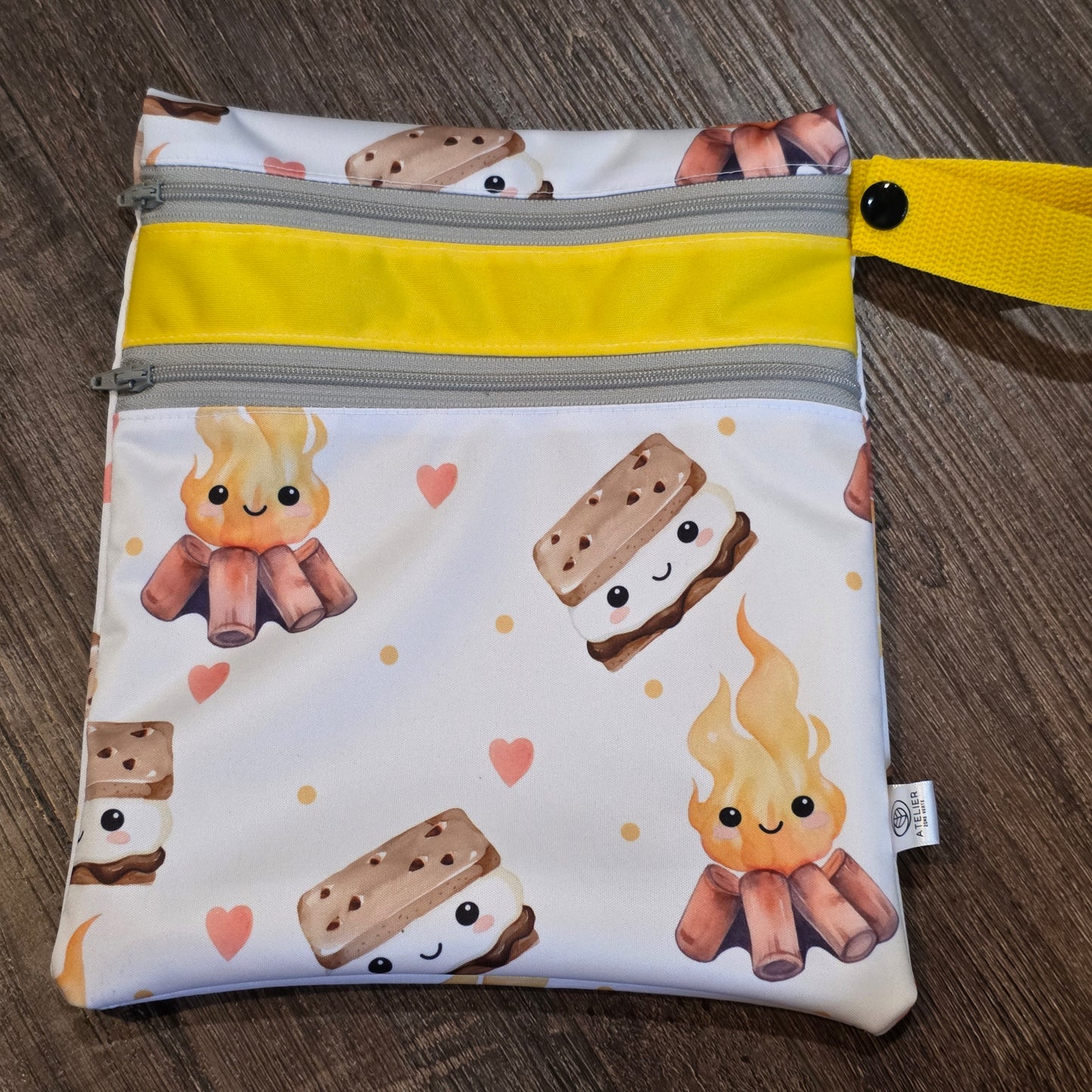 DUO-SAC – Sac Imperméable à Double Compartiments (9x9")