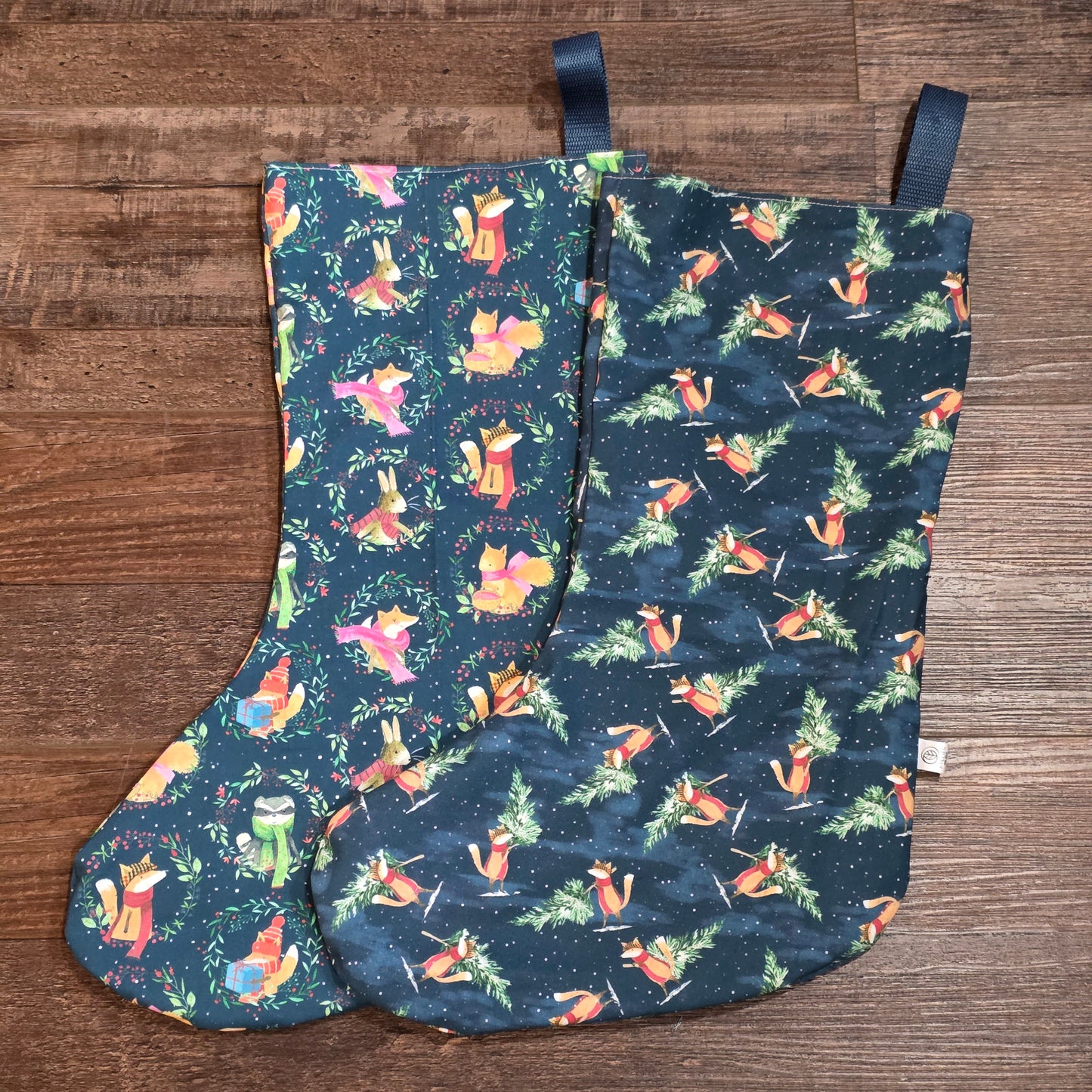 Bas de Noël Réversible - Atelier Zone Verte