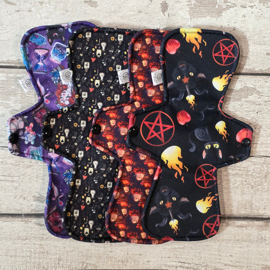 Halloween - Coton & AWJ - Serviette Hygiénique Lavable