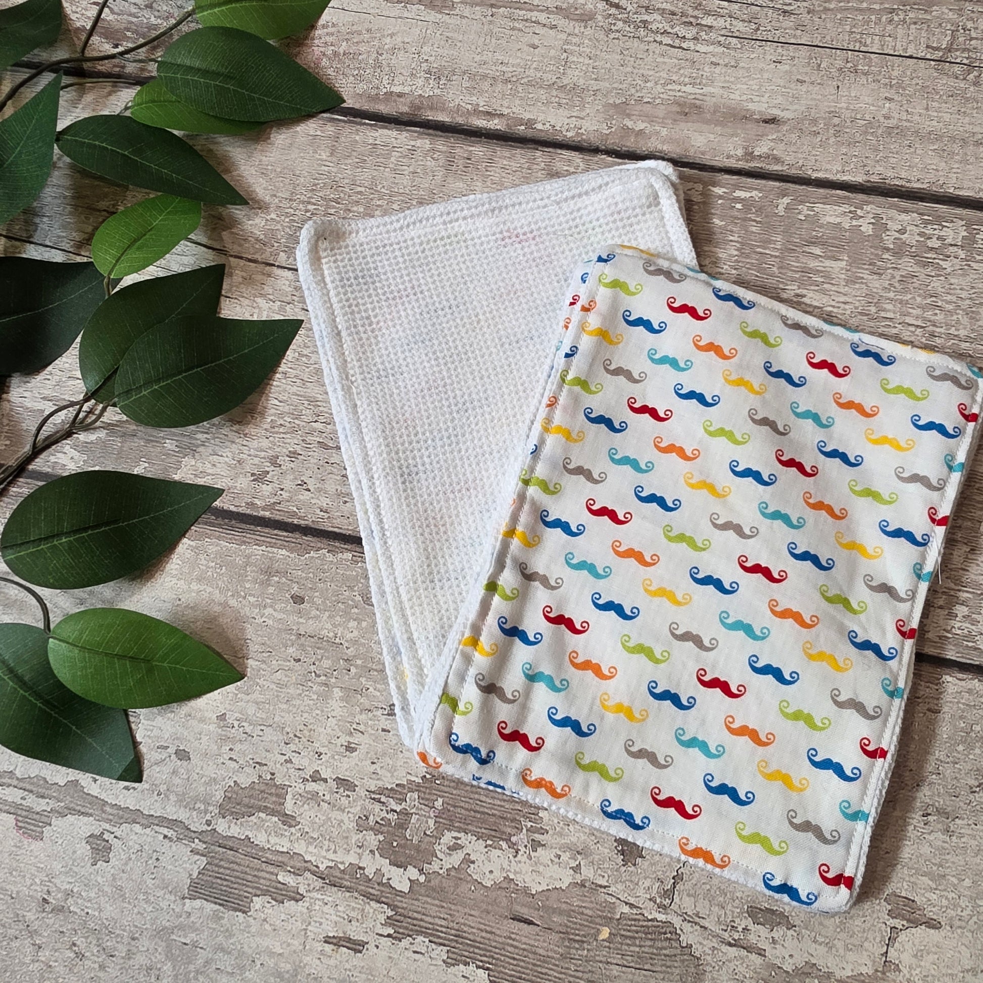 Essuie-Tout - Paquet de 6 - Nid d'abeille & Coton (Mini Format) - Atelier Zone Verte