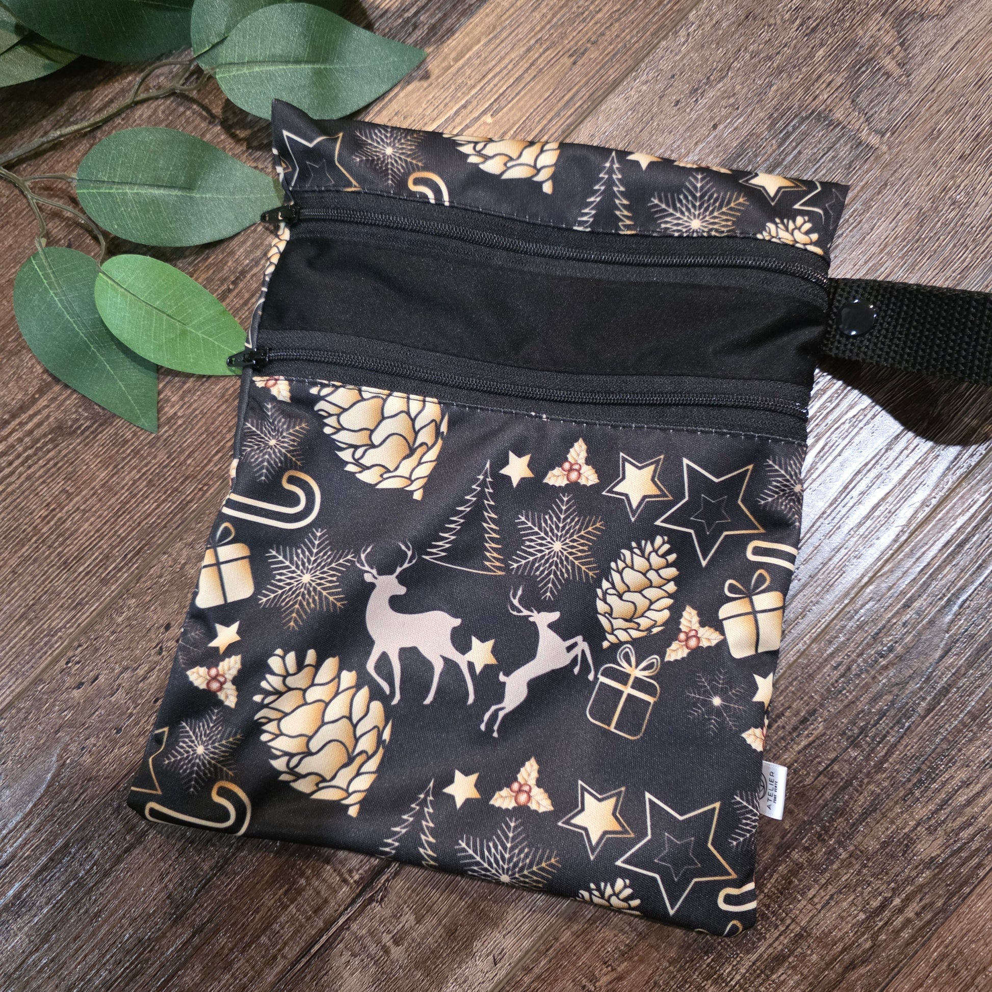 DUO-SAC – Sac Imperméable à Double Compartiments (9x9") - Atelier Zone Verte